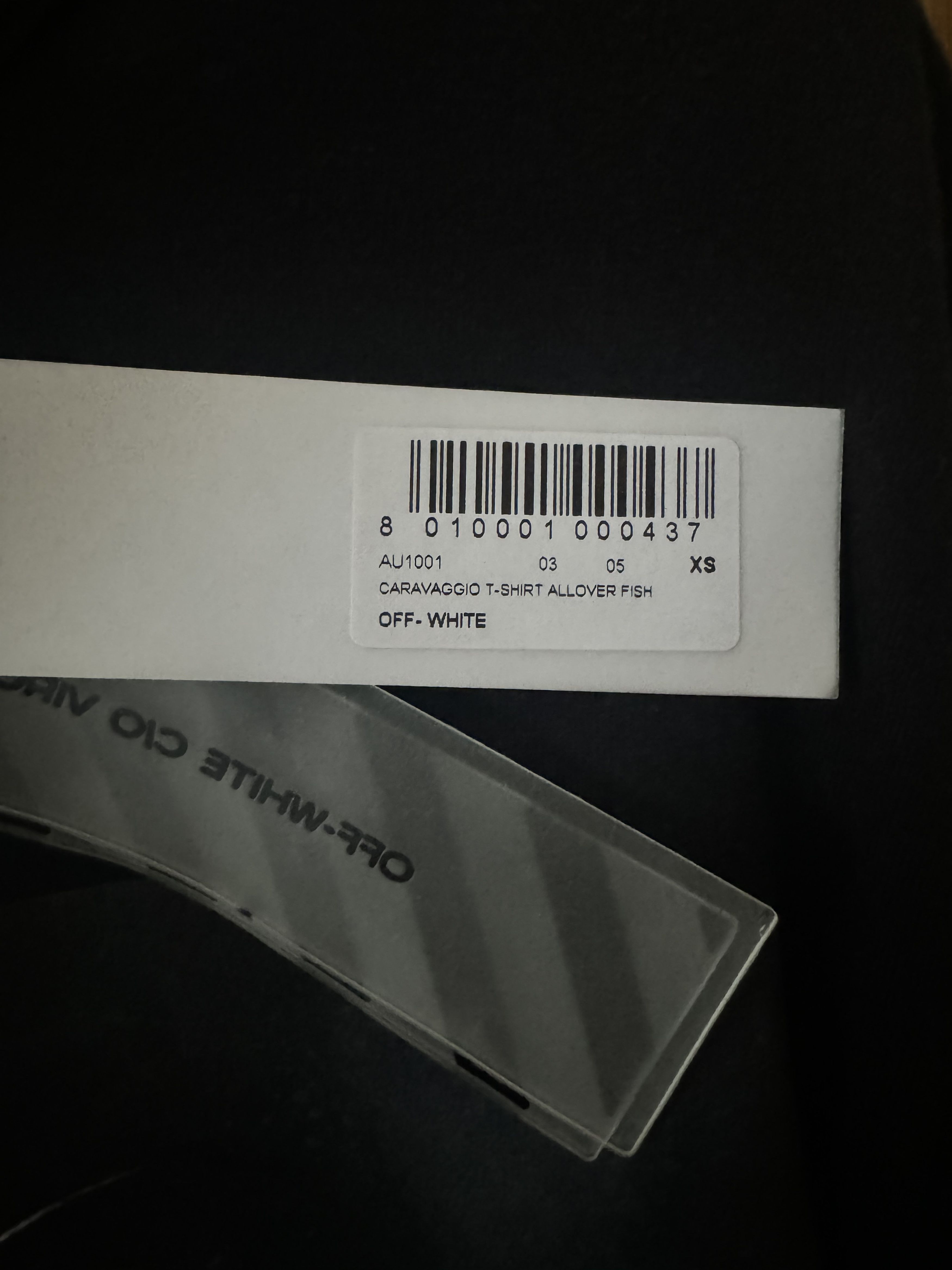 Off-White Off- White CARAVAGGIO T-SHIRT ALLOVER FISH Size US XS / EU 42 / 0 - 3 Thumbnail
