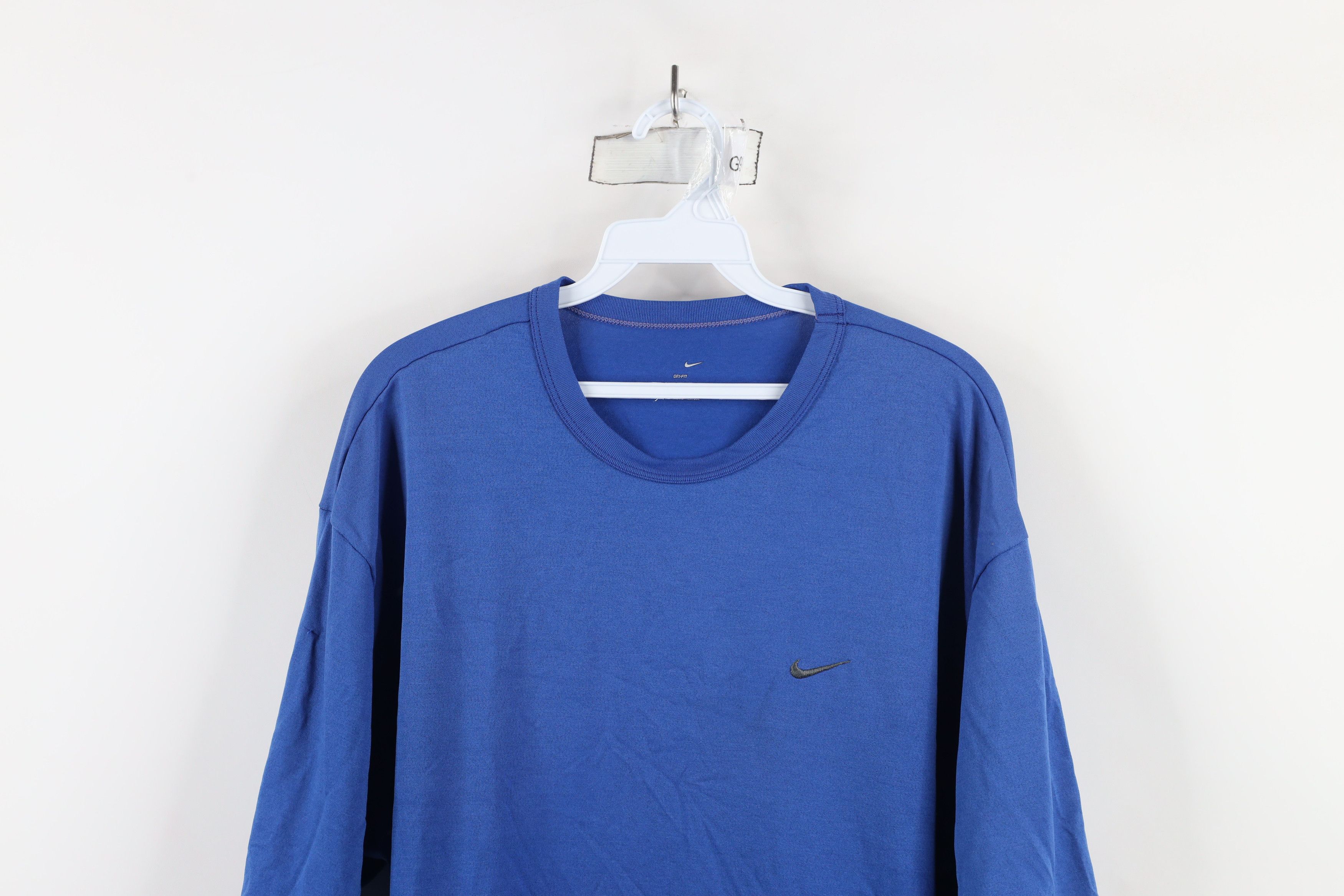 Nike × Vintage Vintage Y2K Nike Travis Scott Mini Swoosh Knit T-Shirt Size US L / EU 52-54 / 3 - 2 Thumbnail