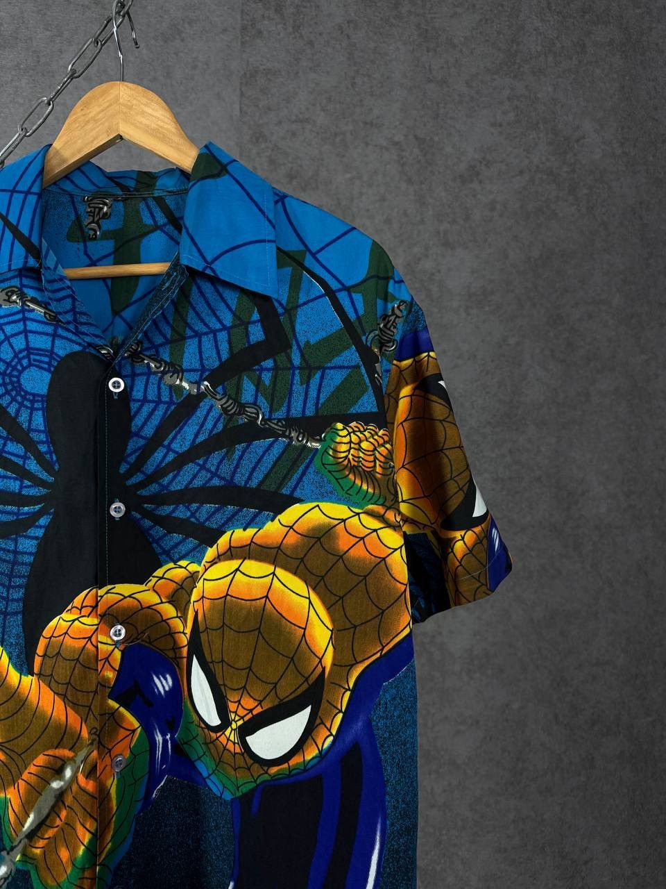 Marvel Comics Spider Man Marvel vintage overprinted shirt Size US L / EU 52-54 / 3 - 2 Thumbnail