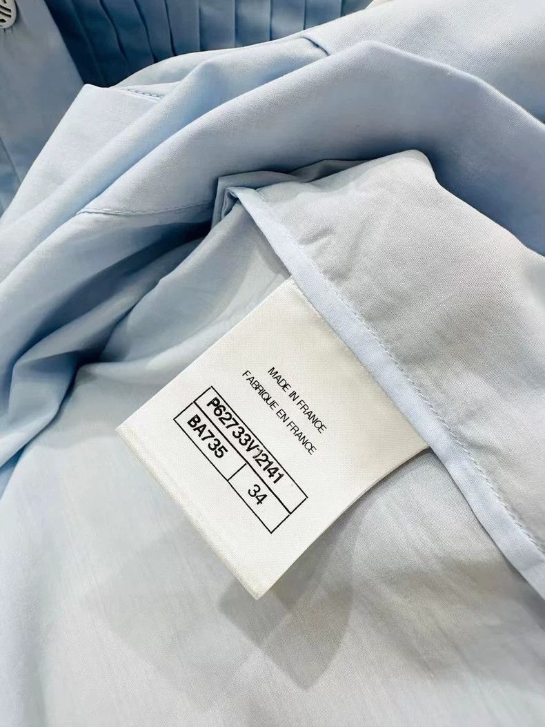 Chanel Chanel Blue shirt Size XXS / US 00 / IT 34 - 5 Thumbnail