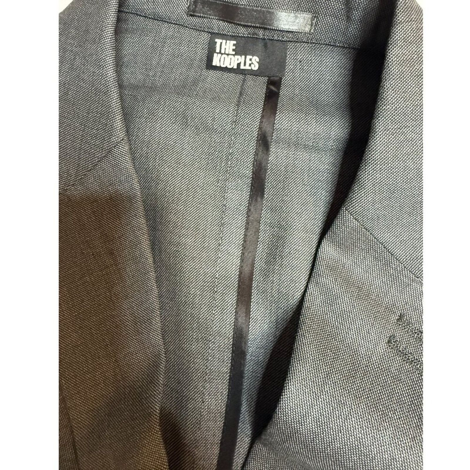 The Kooples The Kooples Gray Wool Blazer EU 48 (US 38) New w/ Tags Size 38R - 7 Thumbnail