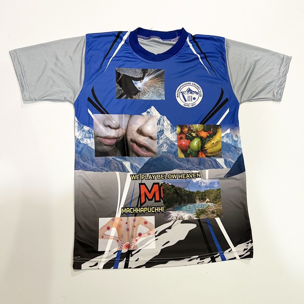 image of Designer T-Shirt Shirt Jersey Avant Garde One Of A Kind 1Of1 in Black, Men's (Size Medium)