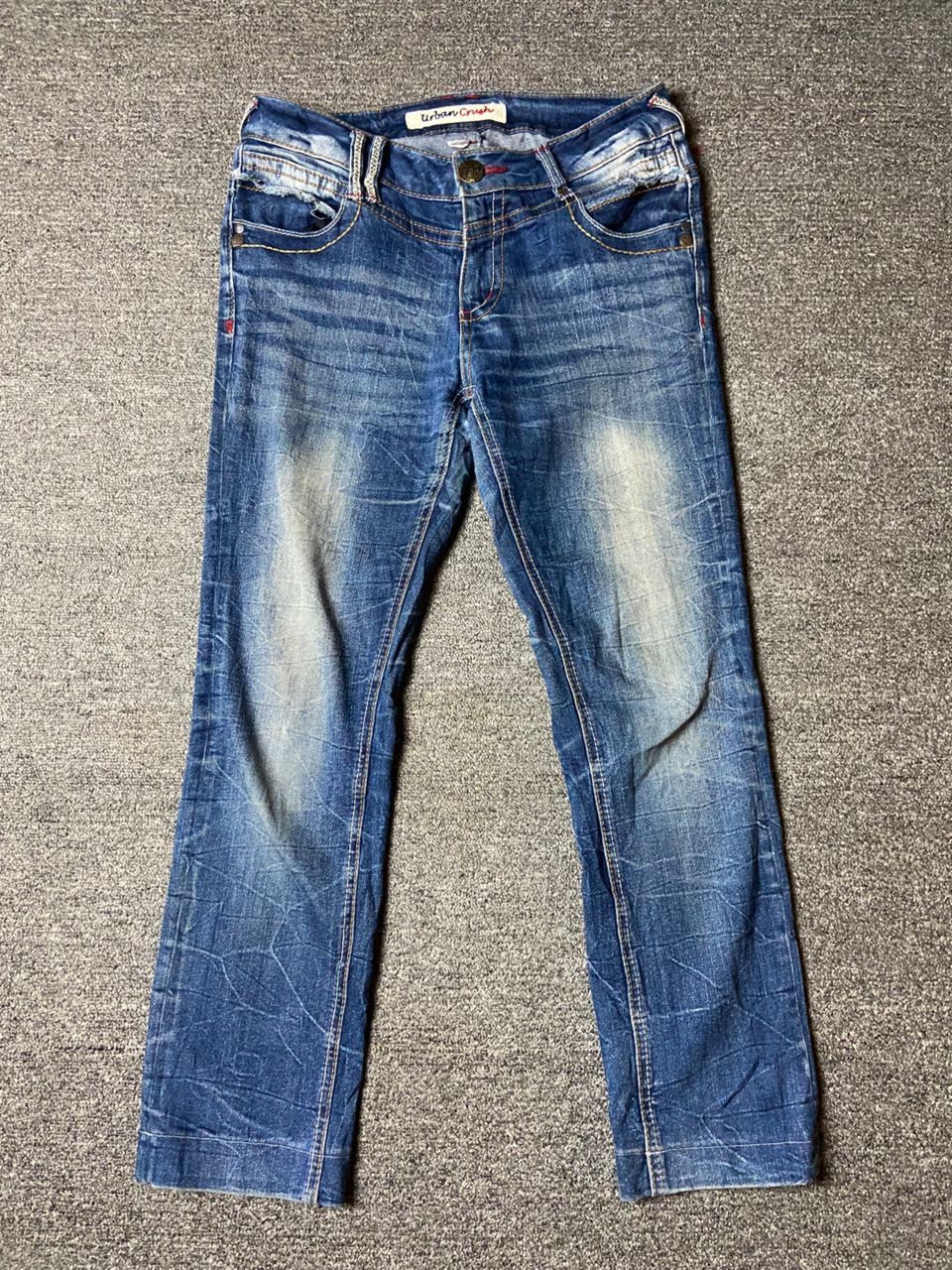 Vintage Urban Crush Distressed Denim Jeans (122)