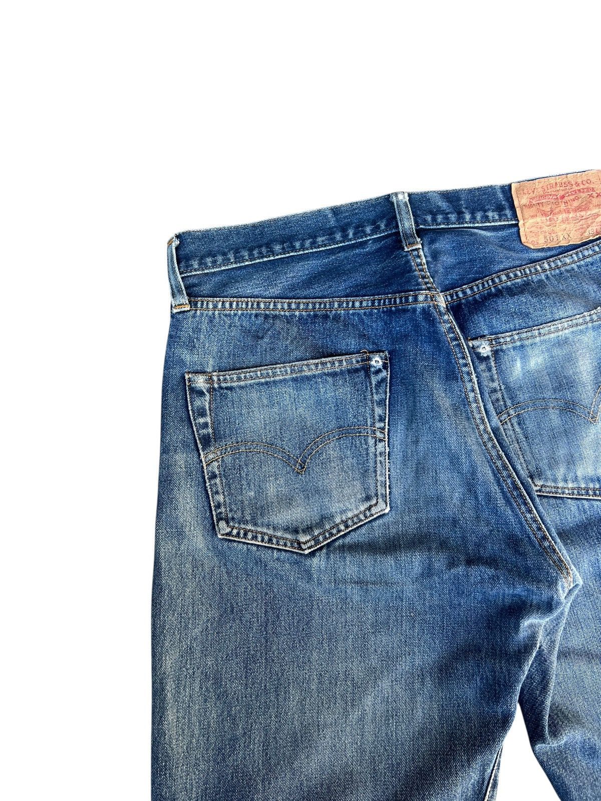 Levi's Vintage Clothing 1997 LVC Levi’s 501 XX Rip Off Leg Denim Selvedge Jeans Size US 32 / EU 48 - 14 Thumbnail