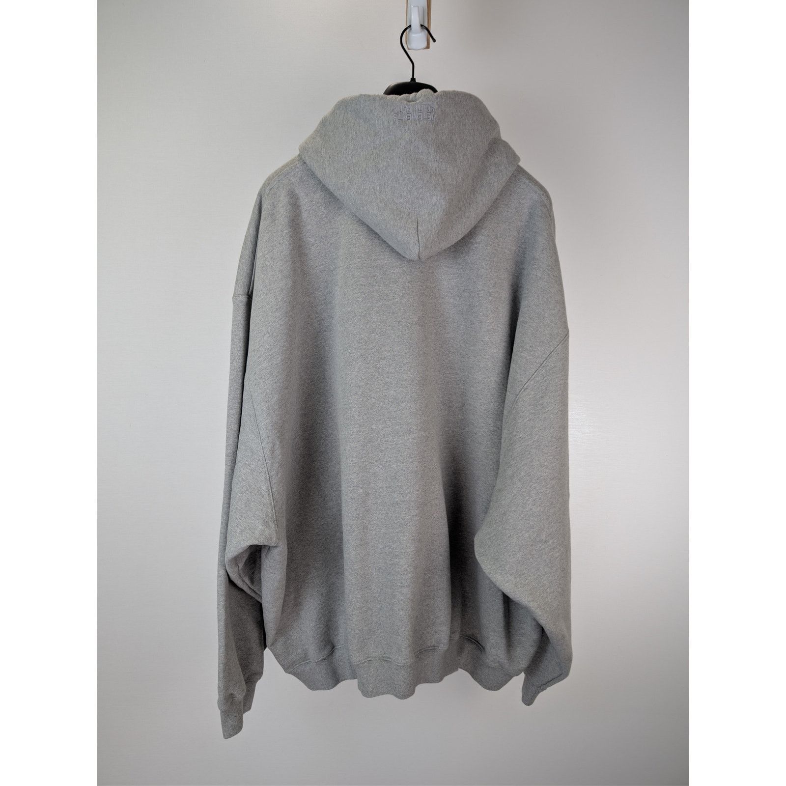 Vetements o1rshd1 Oversized Graphic-Print Hoodie in Grey Size US XL / EU 56 / 4 - 10 Thumbnail