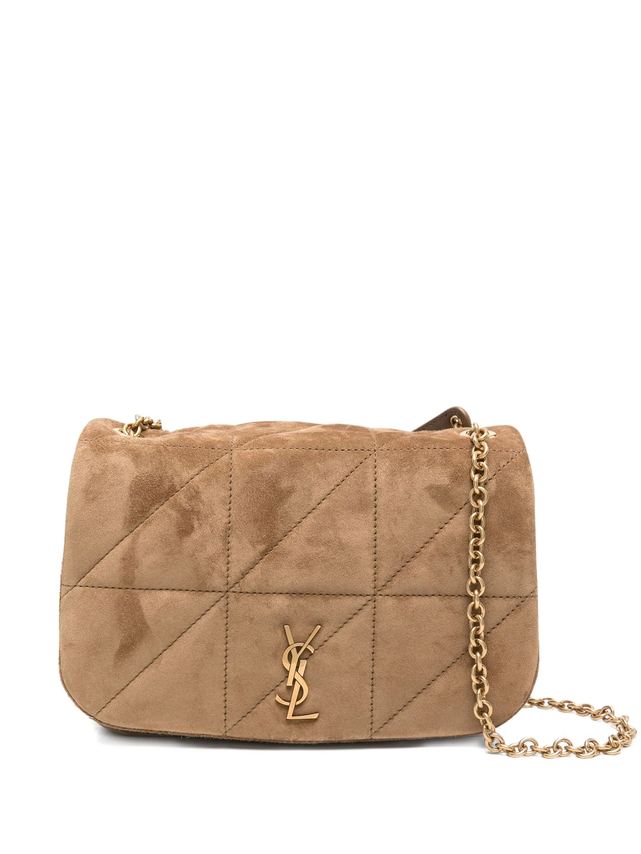 Saint Laurent Paris os11x0526 Size: OS / Jaime 4.3' Suede Quilted Shoulder Bag Size ONE SIZE - 1 Thumbnail