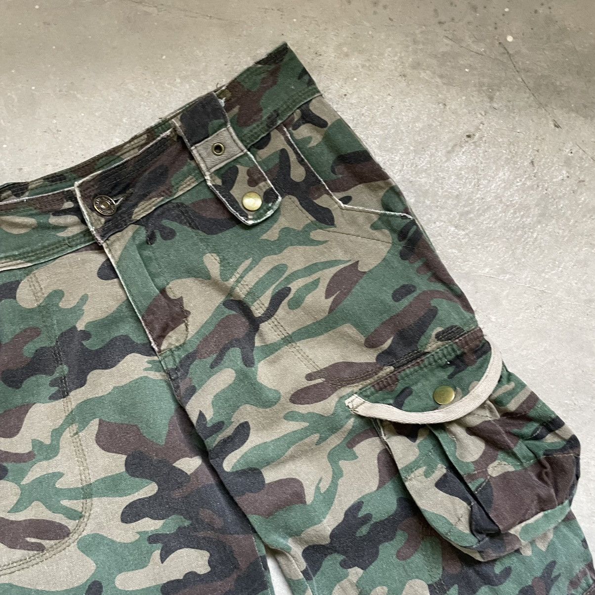 If Six Was Nine Vintage Japanese Brand Tactical Cargo Flare Pants 🍒 Size US 27 - 5 Thumbnail