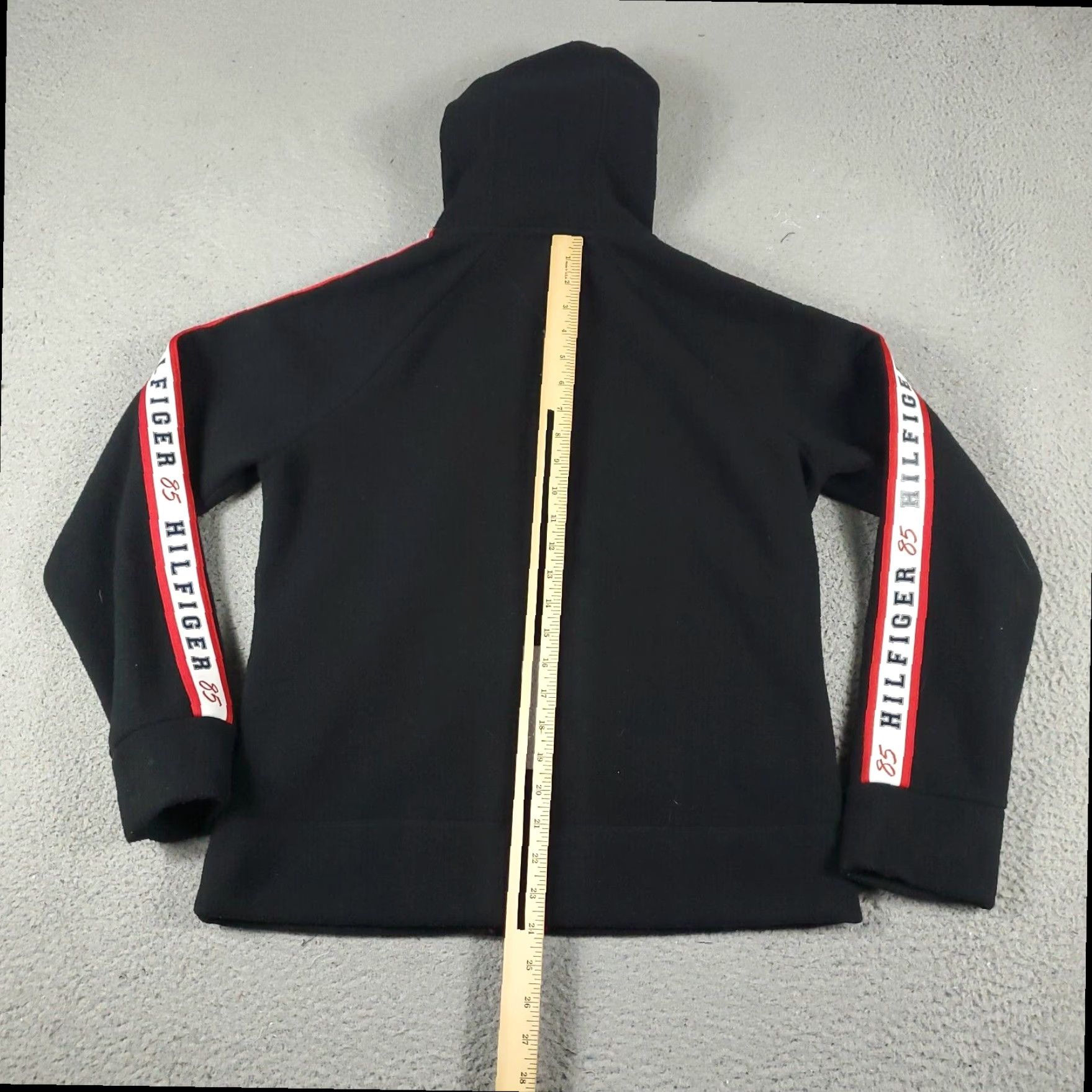 Tommy Hilfiger Tommy Hilfiger Full Zip Hoodie Sweater Womens Medium Black Cotton Size M / US 6-8 / IT 42-44 - 6 Thumbnail