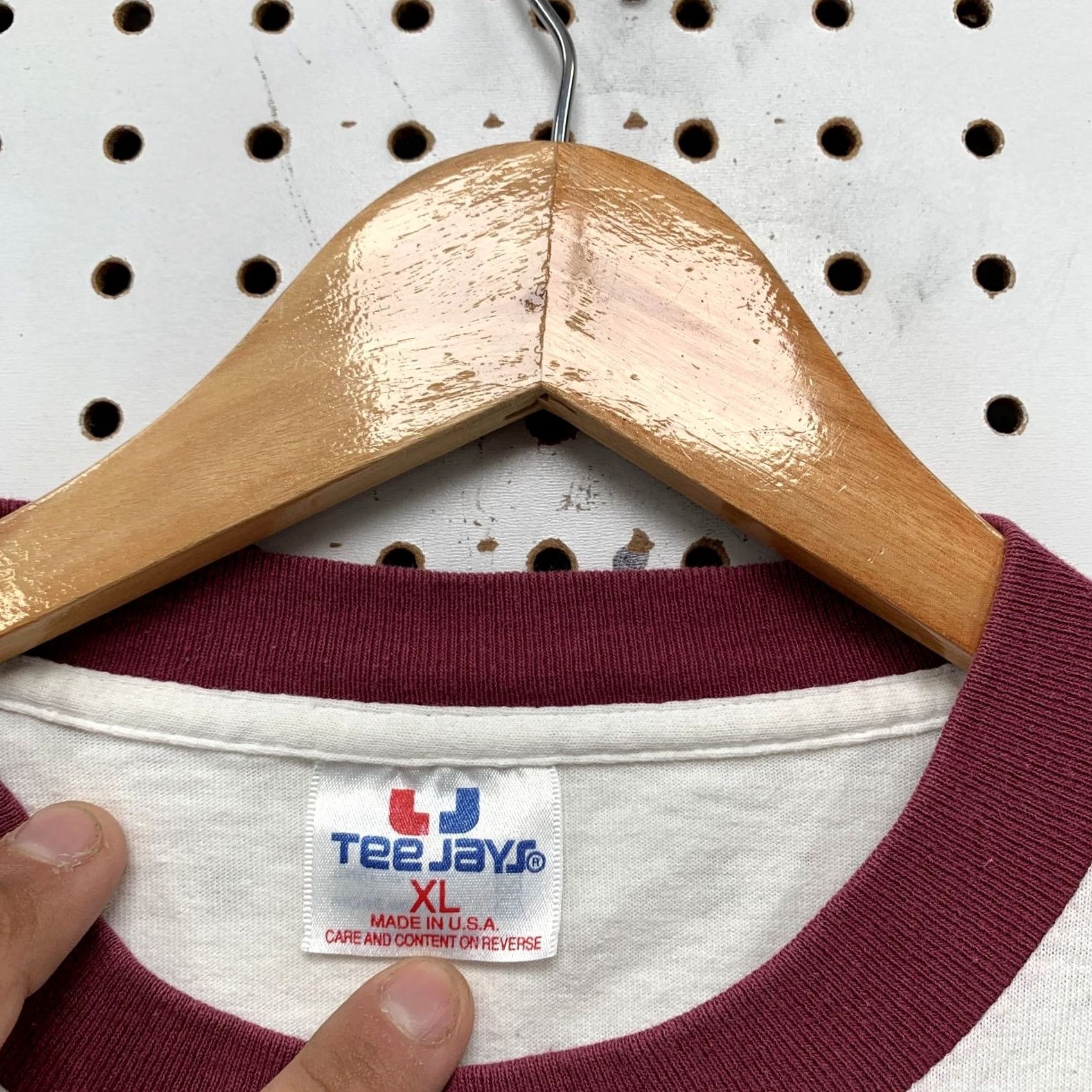 TEE JAYS VINTAGE White Urban Trash America Shirt Mens XL WUT Bowling Graphic Skate 90s Size US XL / EU 56 / 4 - 4 Thumbnail