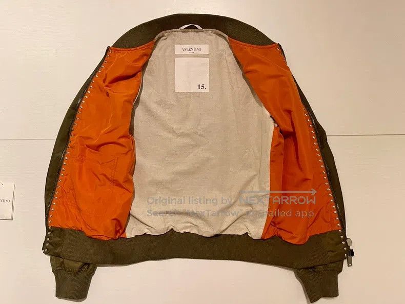 Valentino Valentino Willow Stud Bomber Jacket Size XS / US 0-2 / IT 36-38 - 3 Thumbnail