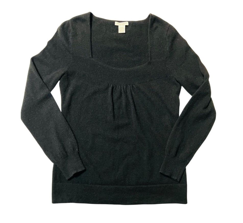 Other Vertical Design 100% 2-Ply Cashmere Sweater – Black – Size L Size L / US 10 / IT 46 - 1 Thumbnail
