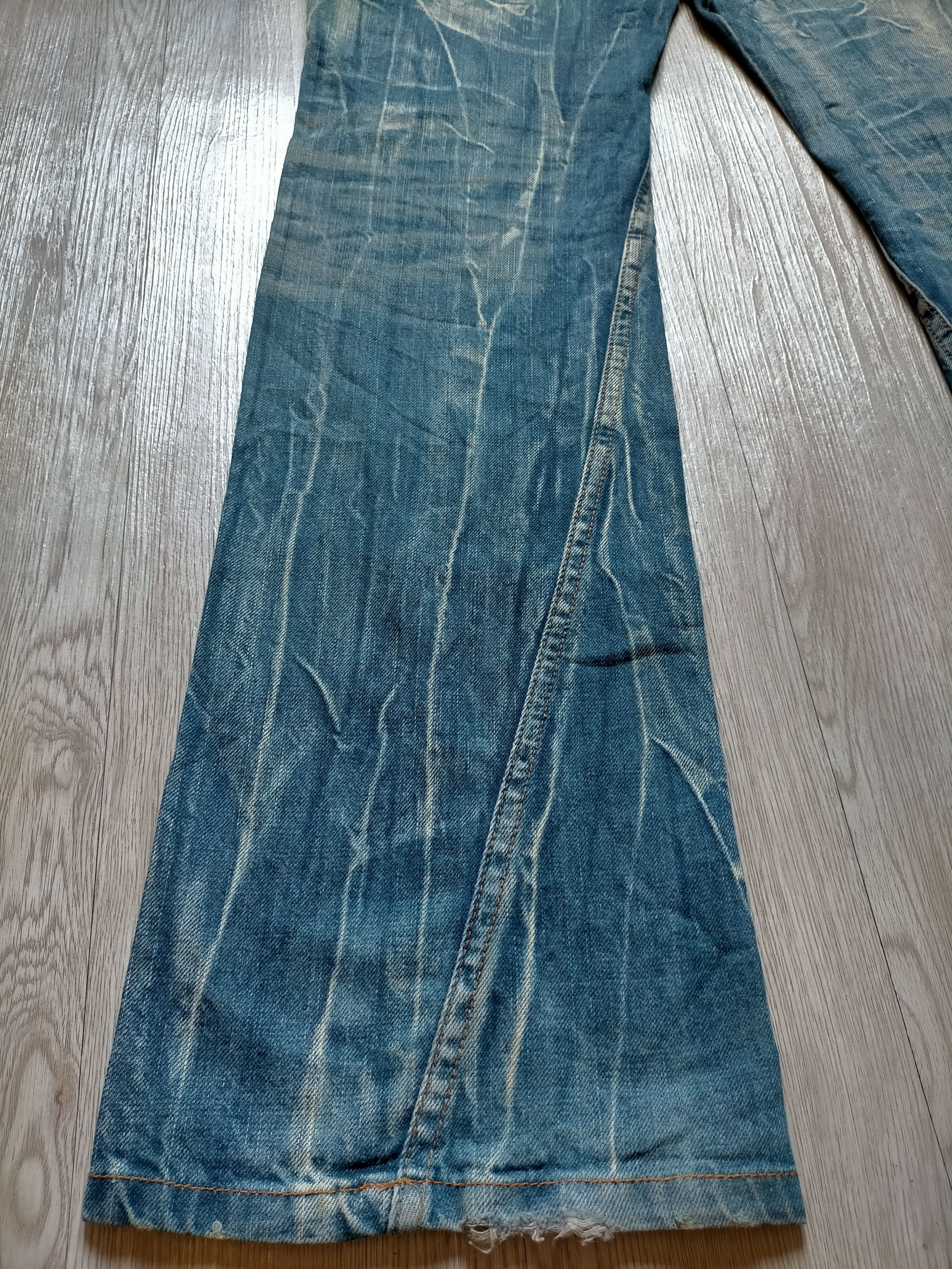 Le Grande Bleu (L.G.B.) Flare Antfui Jeans Acid Wash boot cut denim Size US 33 - 17 Thumbnail