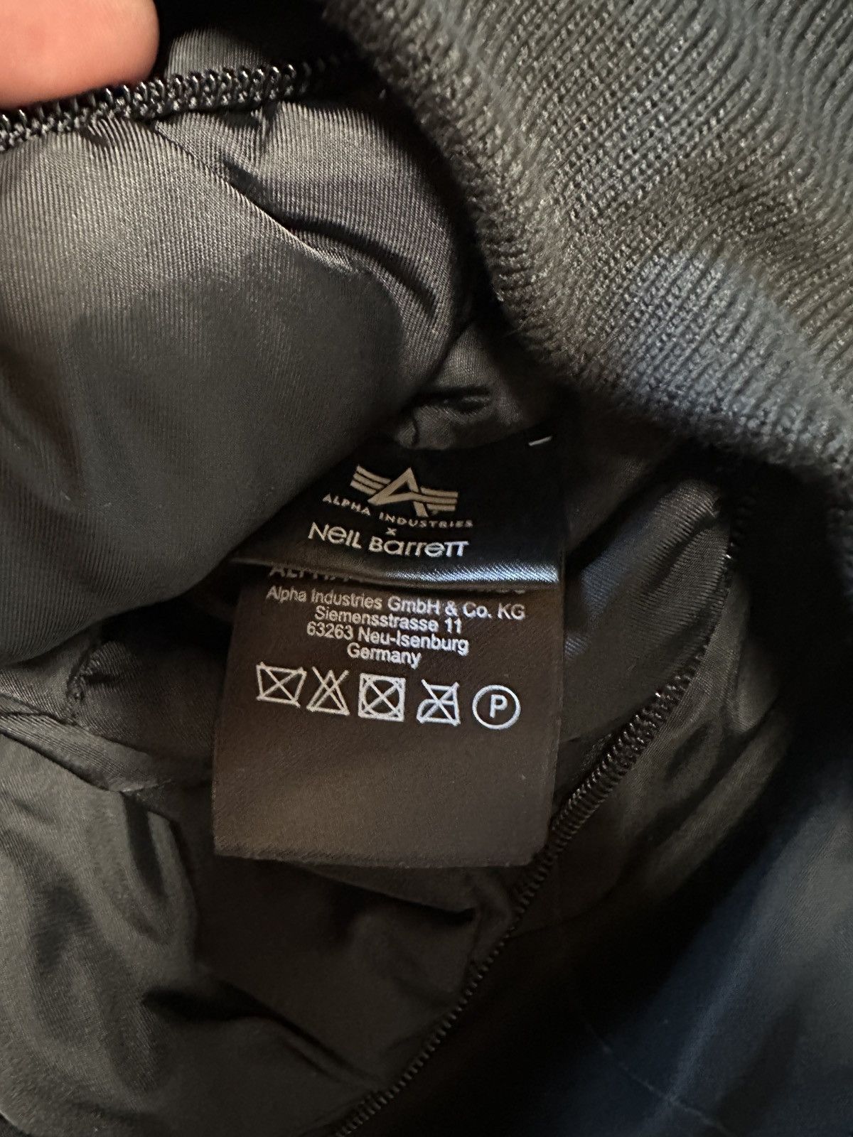 Neil Barrett x Alpha AW22 MA-1 Bomber Coat