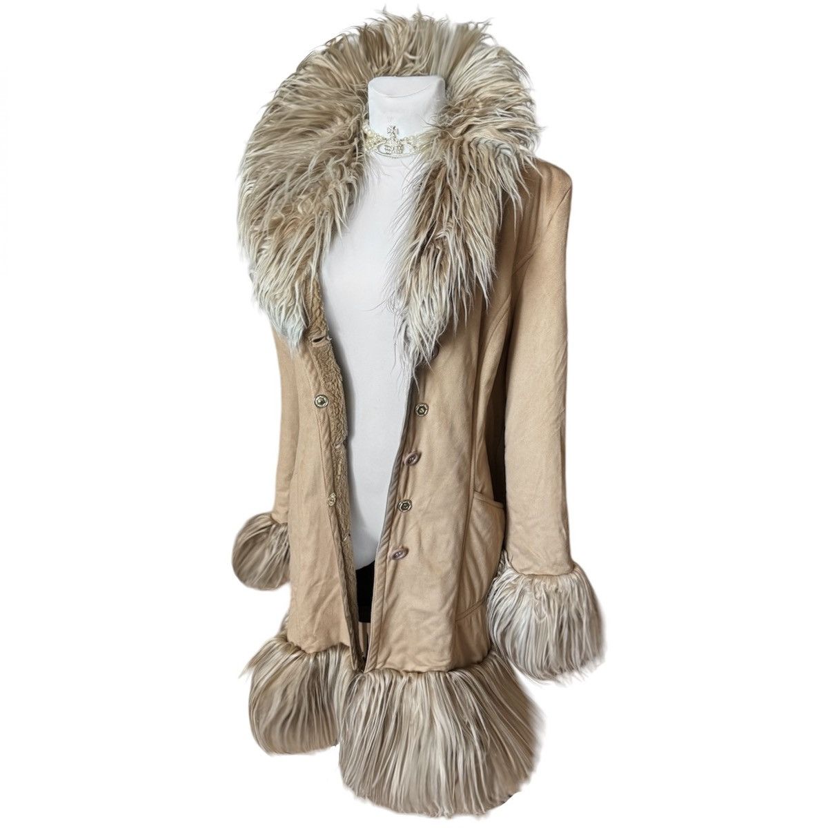 Vintage Vintage Afgan Penny Lane maxi faux fur coat Size M / US 6-8 / IT 42-44 - 1 Thumbnail