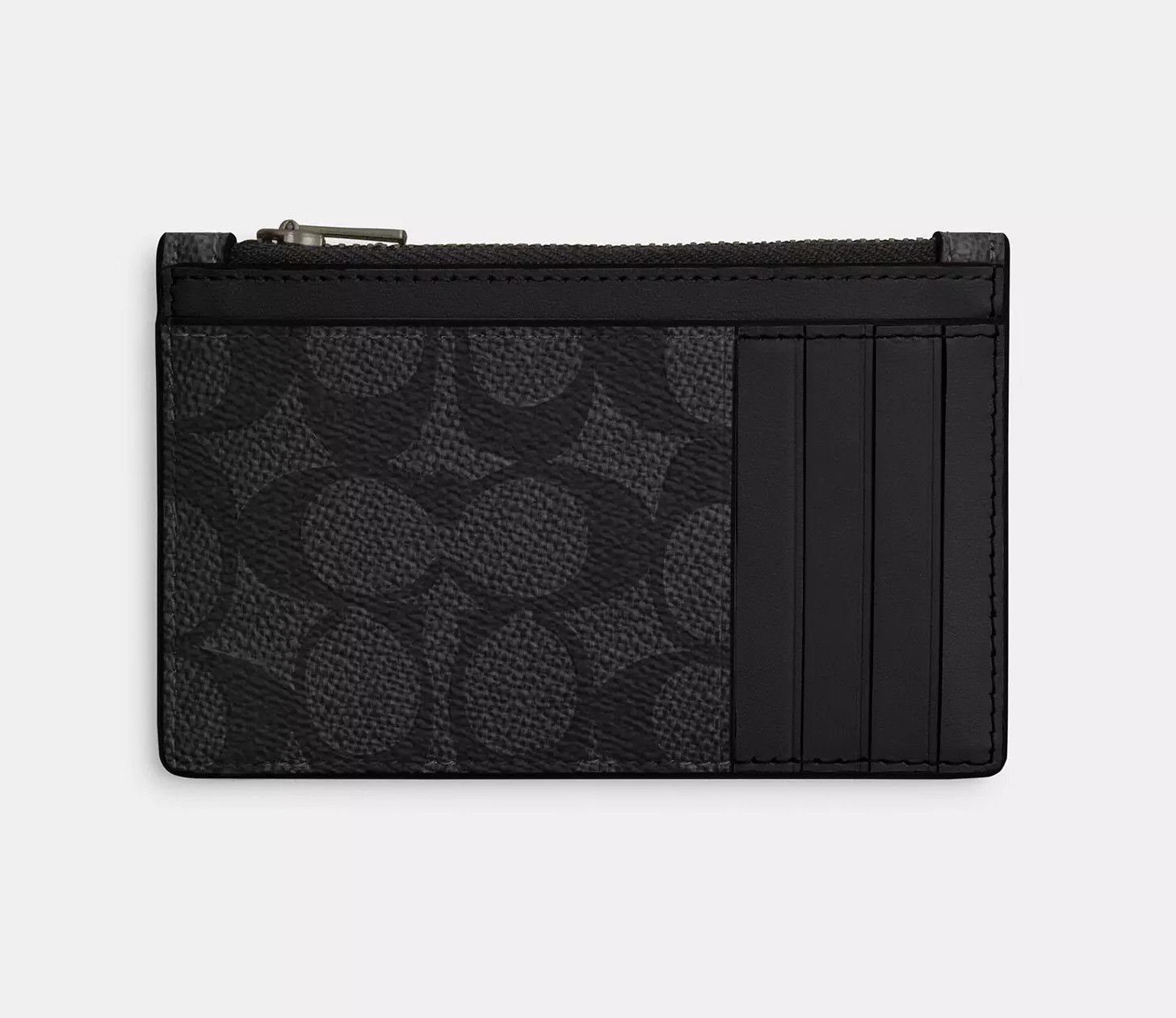 Coach Zip Card Case In Signature CV764 Size ONE SIZE - 2 Thumbnail