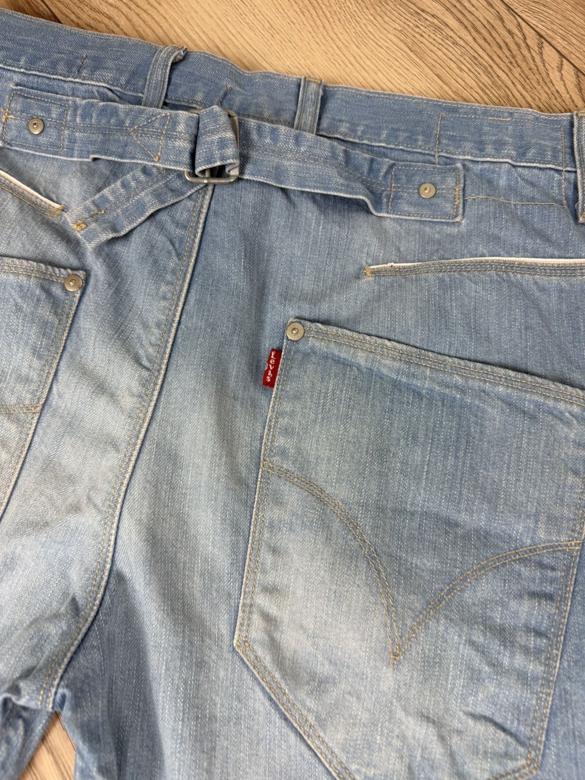 Levi's Vintage Clothing Levis Vintage Engineered Y2k Jeans Short Size US 32 / EU 48 - 12 Thumbnail