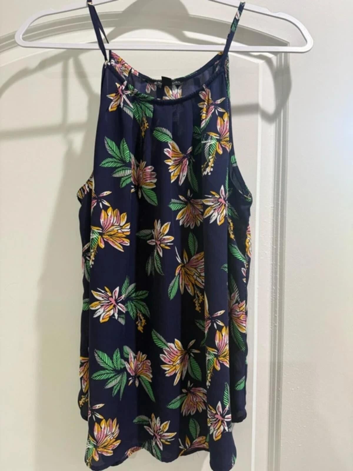 Other 41 Hawthorn Navy Floral High-Neck Cami Size L / US 10 / IT 46 - 1 Thumbnail
