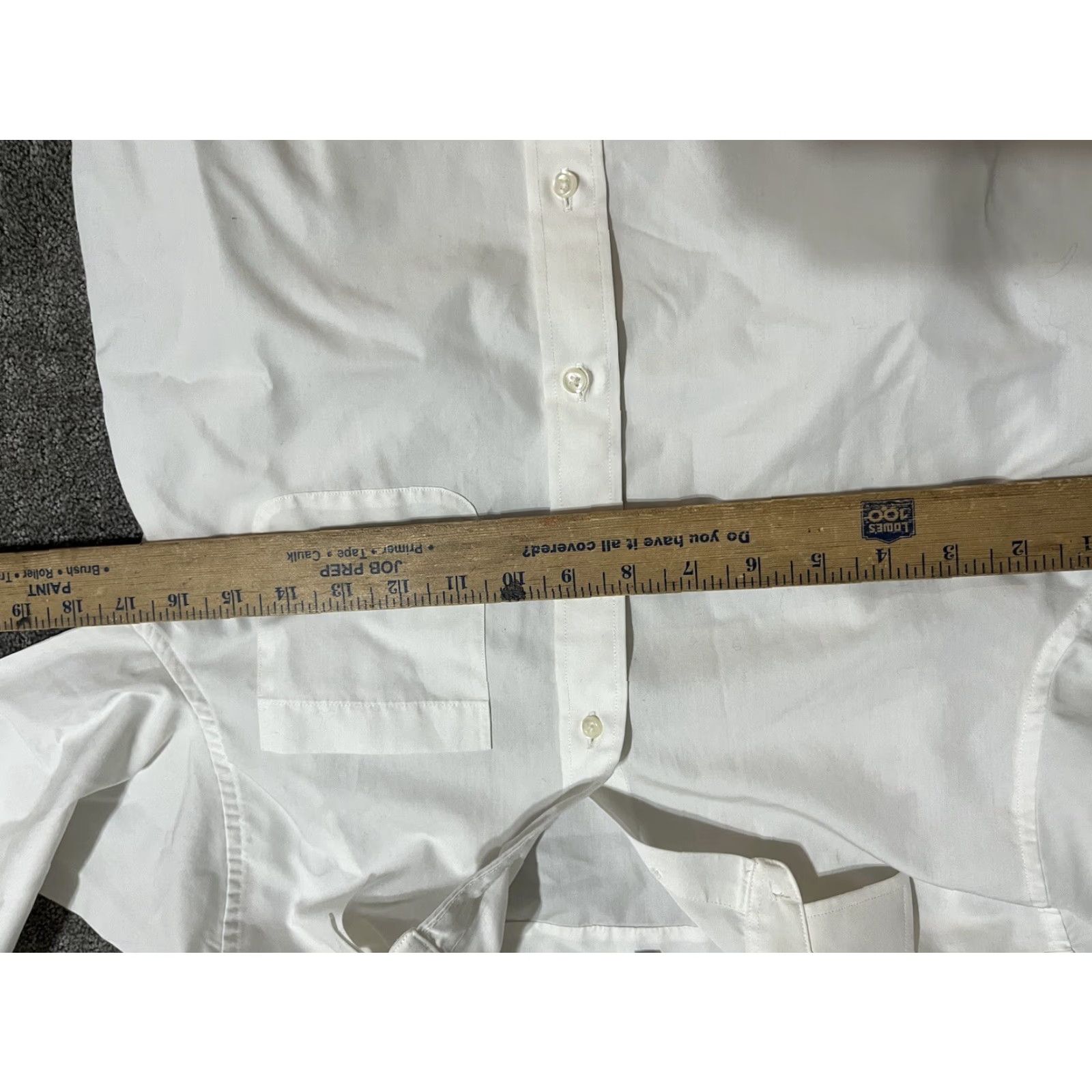 Nordstrom Nordstrom Smartcare Button-Up Shirt Long Sleeve Collared White Solid Men’s Size 16 Wrinkle Resistant Size US L / EU 52-54 / 3 - 4 Thumbnail