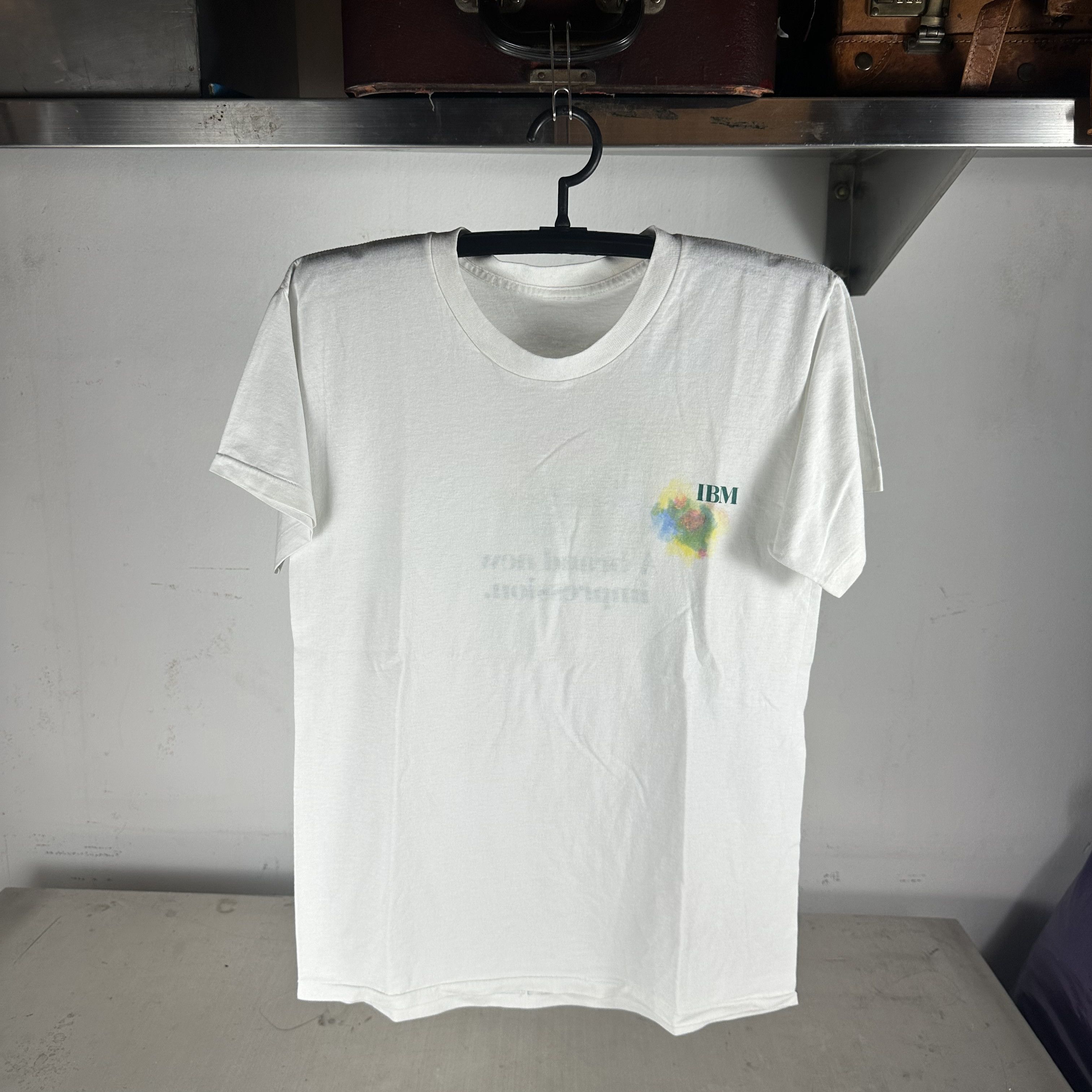 Vintage 1980s/90s IBM Technology A Brand New Impression T-shirt Size US S / EU 44-46 / 1 - 2 Thumbnail