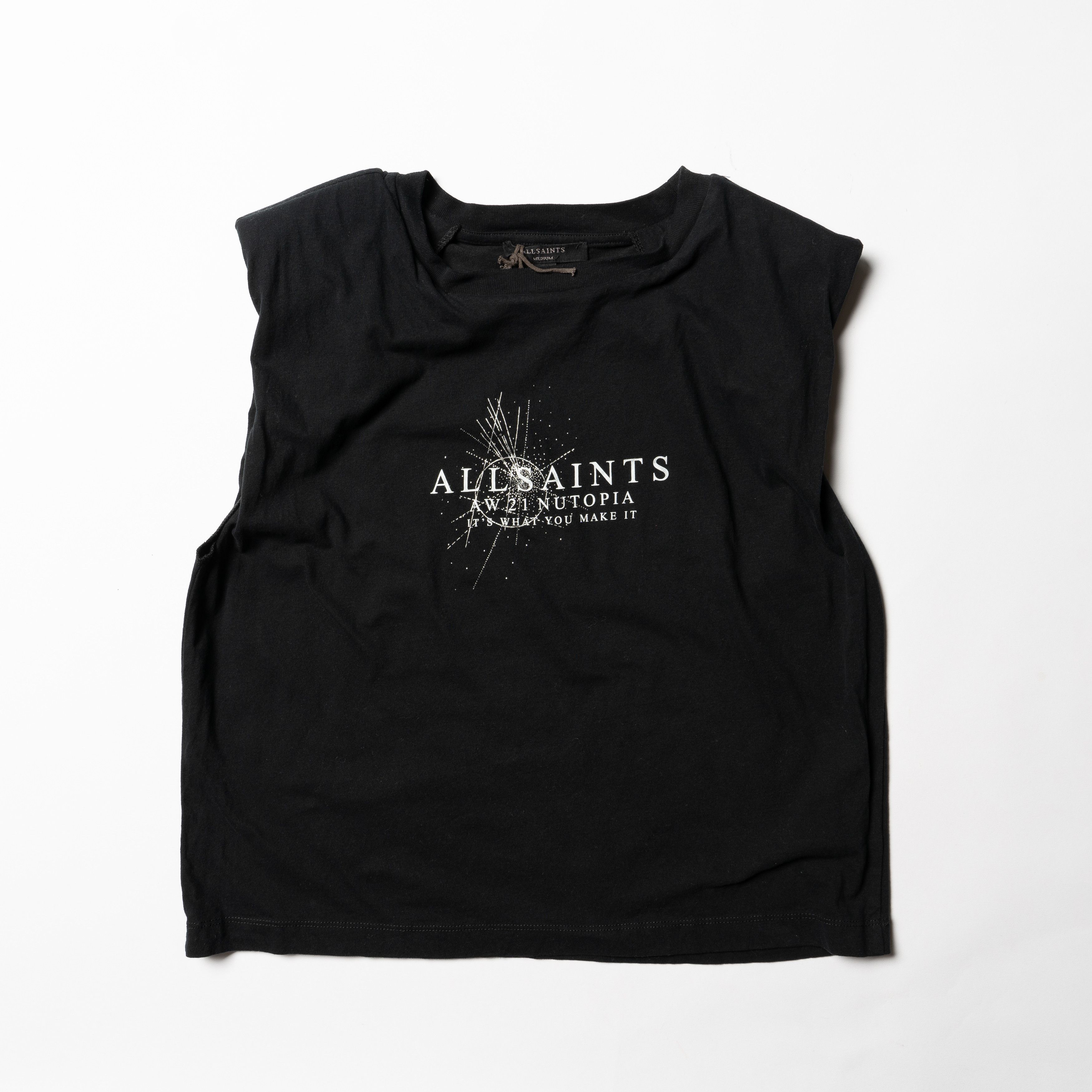 Allsaints 🔴 ALLSAINTS Heavenly Coni Graphic Tank Top T-shirt Size M / US 6-8 / IT 42-44 - 1 Thumbnail