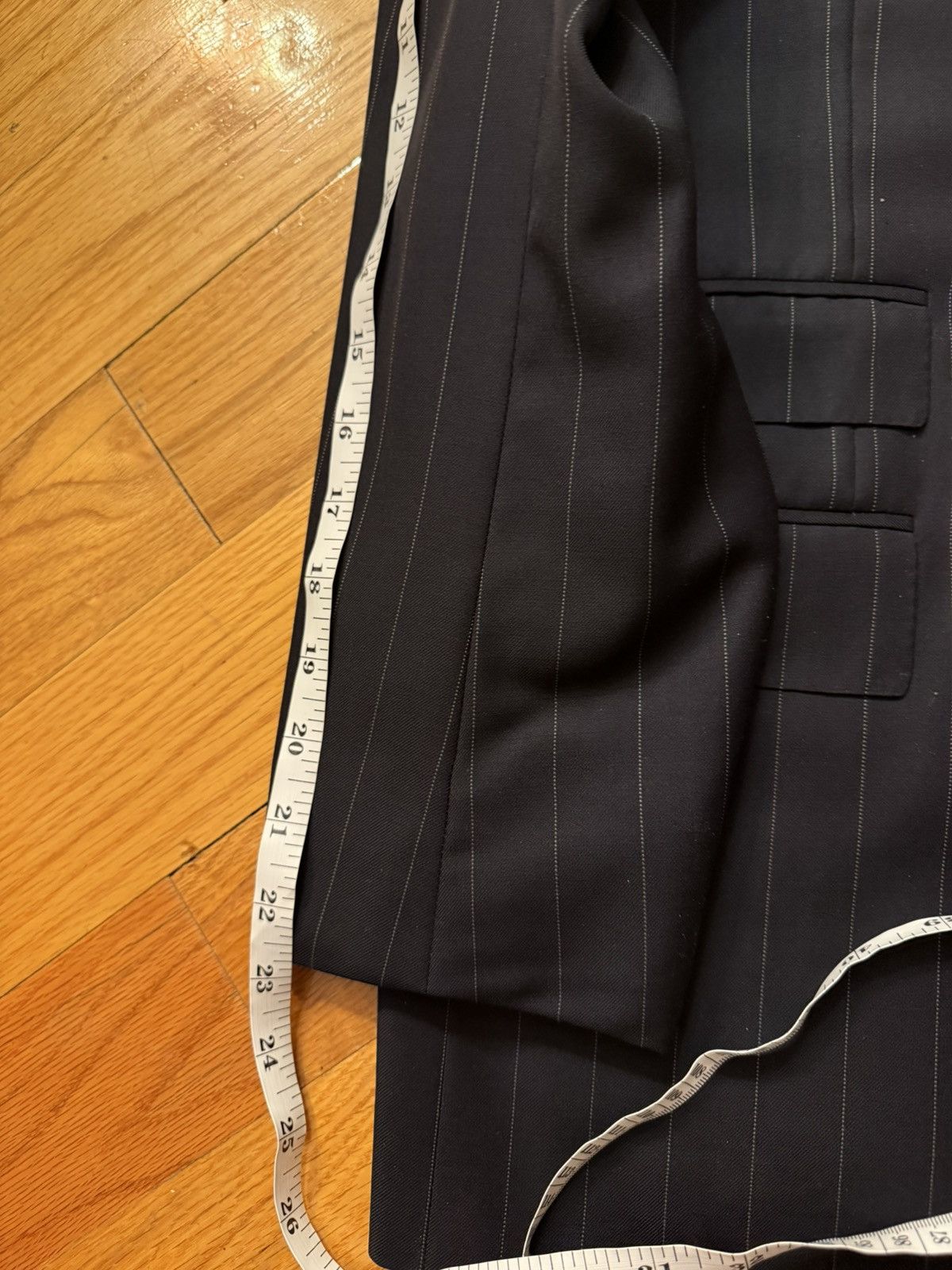 Ralph Lauren Purple Label RLPL double breasted Pinstripe suit Size 42R - 8 Thumbnail