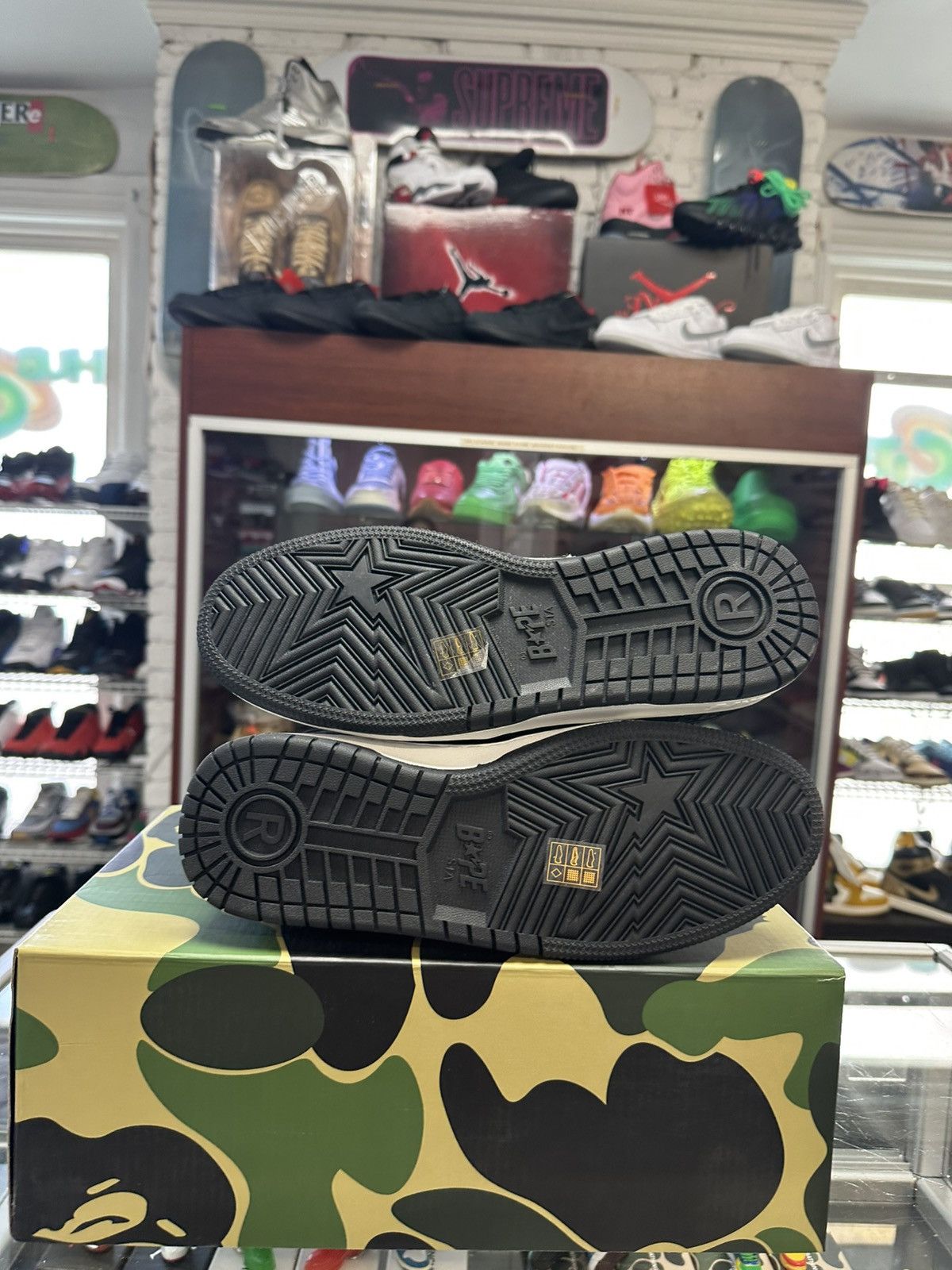 Bape Bape Skatestas ‘Black/White’ Size US 9 / EU 42 - 3 Thumbnail