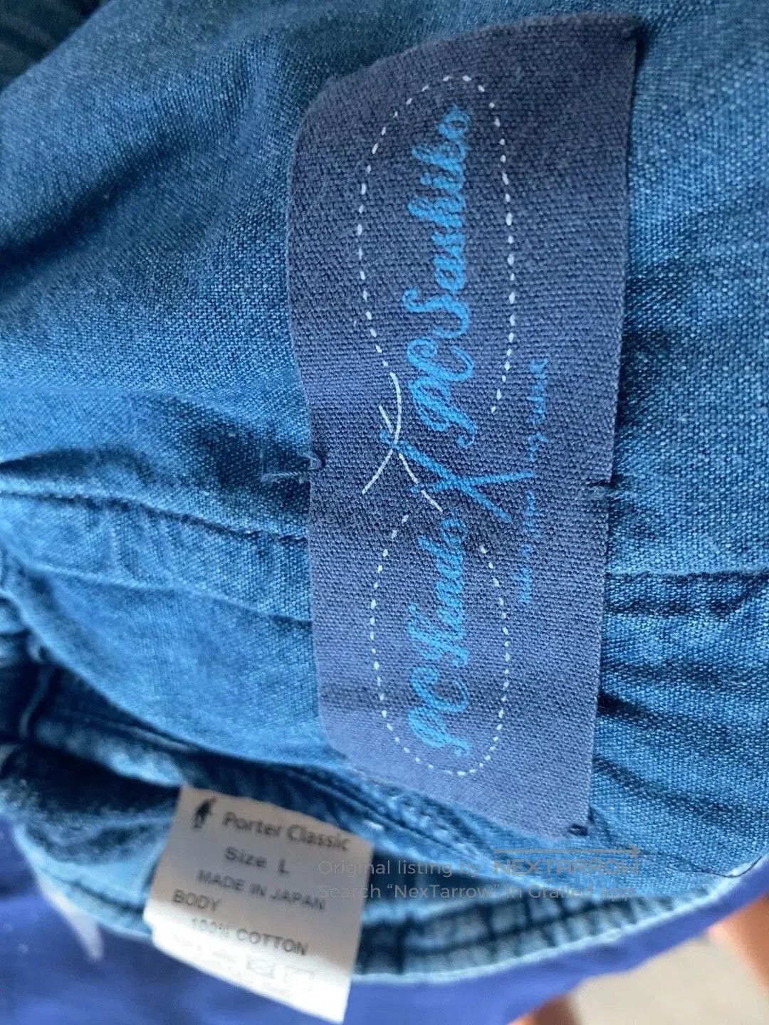 Porter Classic blue porter classic sashiko shorts. Size US 36 / EU 52 - 2 Thumbnail