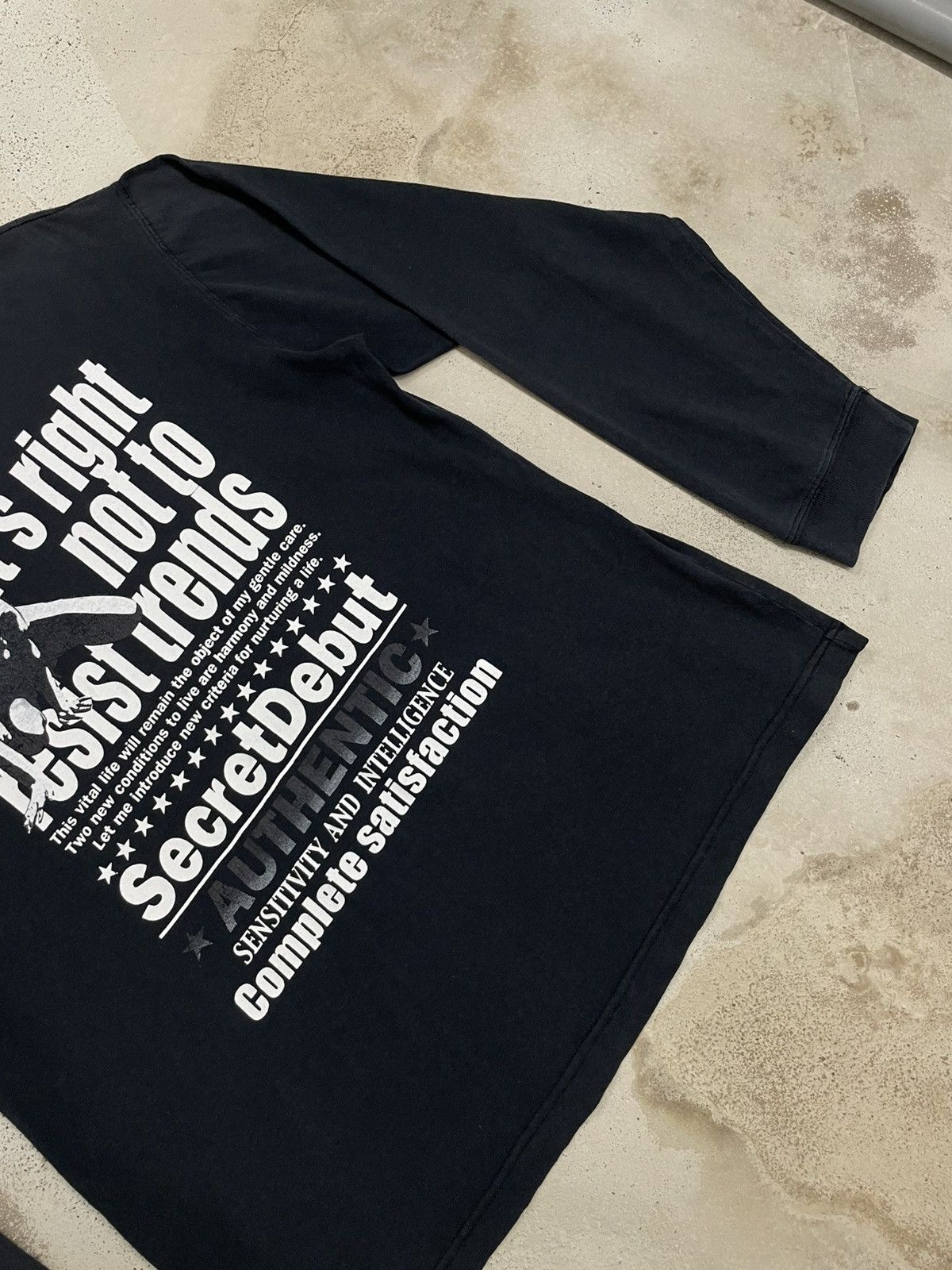 Japanese Brand Greatwood House Hysteric Glamour Style Y2K Wording Faded Size US L / EU 52-54 / 3 - 4 Thumbnail