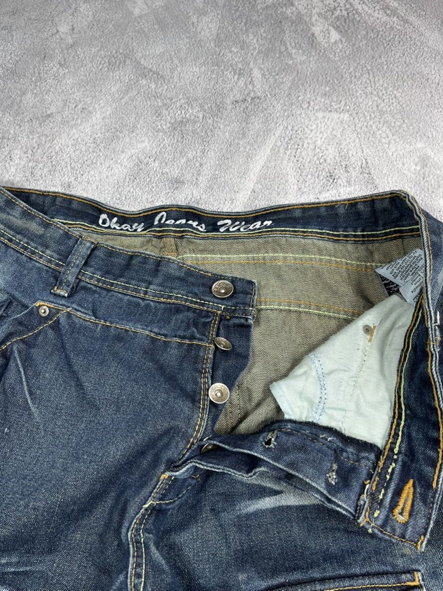 Japanese Brand × Vintage Vintage Y2K Japanese jeans faded streetwear style Size US 36 / EU 52 - 10 Thumbnail