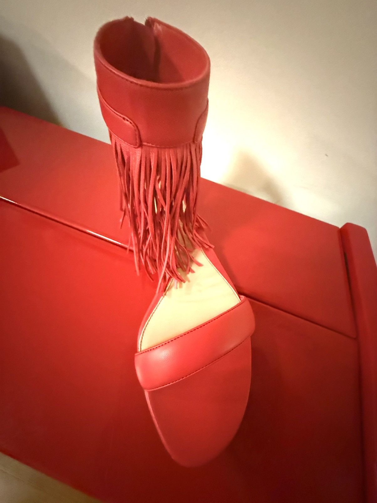 Alexander McQueen Alexander McQueen Leather Fringe Sandal Size US 6 / IT 36 - 10 Thumbnail