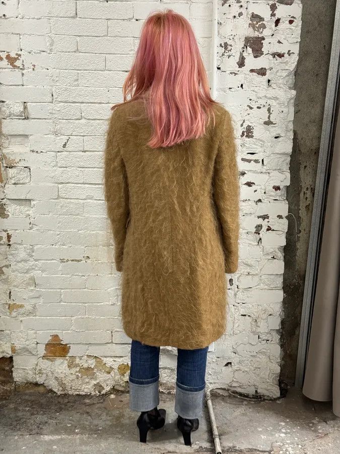 Jil Sander Jil Sander Beige Mohair Classy Long Coat Size XS / US 0-2 / IT 36-38 - 3 Thumbnail
