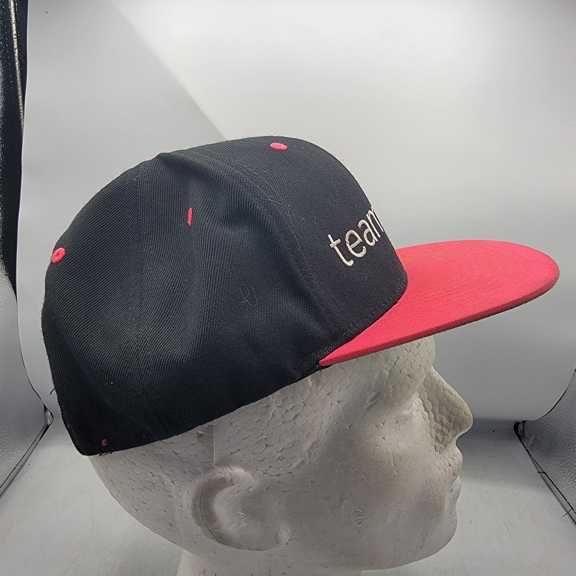 Other Team Aloha Snapback Hat Black Red Adjustable Outdoors Casual Size ONE SIZE - 4 Thumbnail