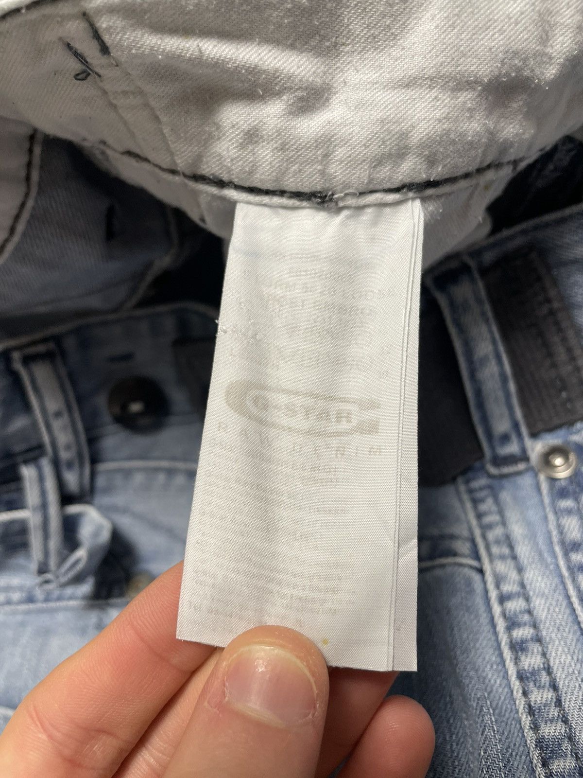 G-Star 32/30 Vintage G-Star Raw SE 5204/3301 Cargo Elwood Jeans Size US 32 / EU 48 - 14 Thumbnail