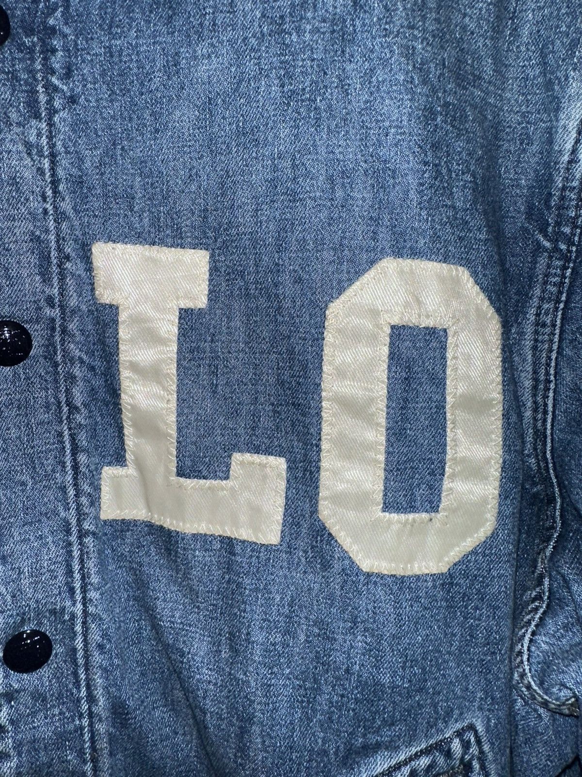Polo Ralph Lauren Polo Ralph Lauren Denim Varsity Jacket Size US L / EU 52-54 / 3 - 7 Thumbnail