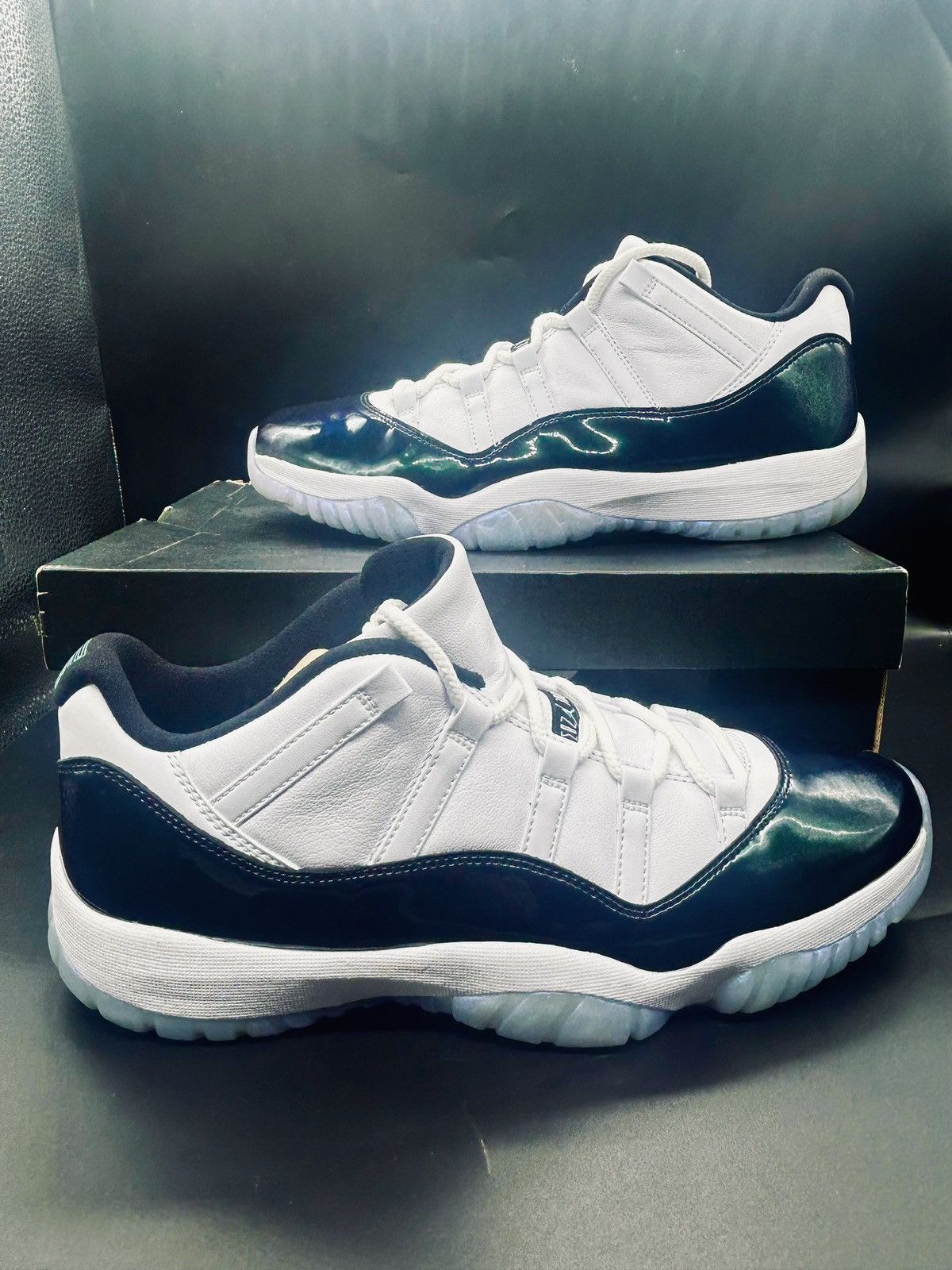 Jordan Brand Size 13 - Air Jordan 11 Retro Low Emerald ‘2018’ Size US 13 / EU 46 - 5 Thumbnail