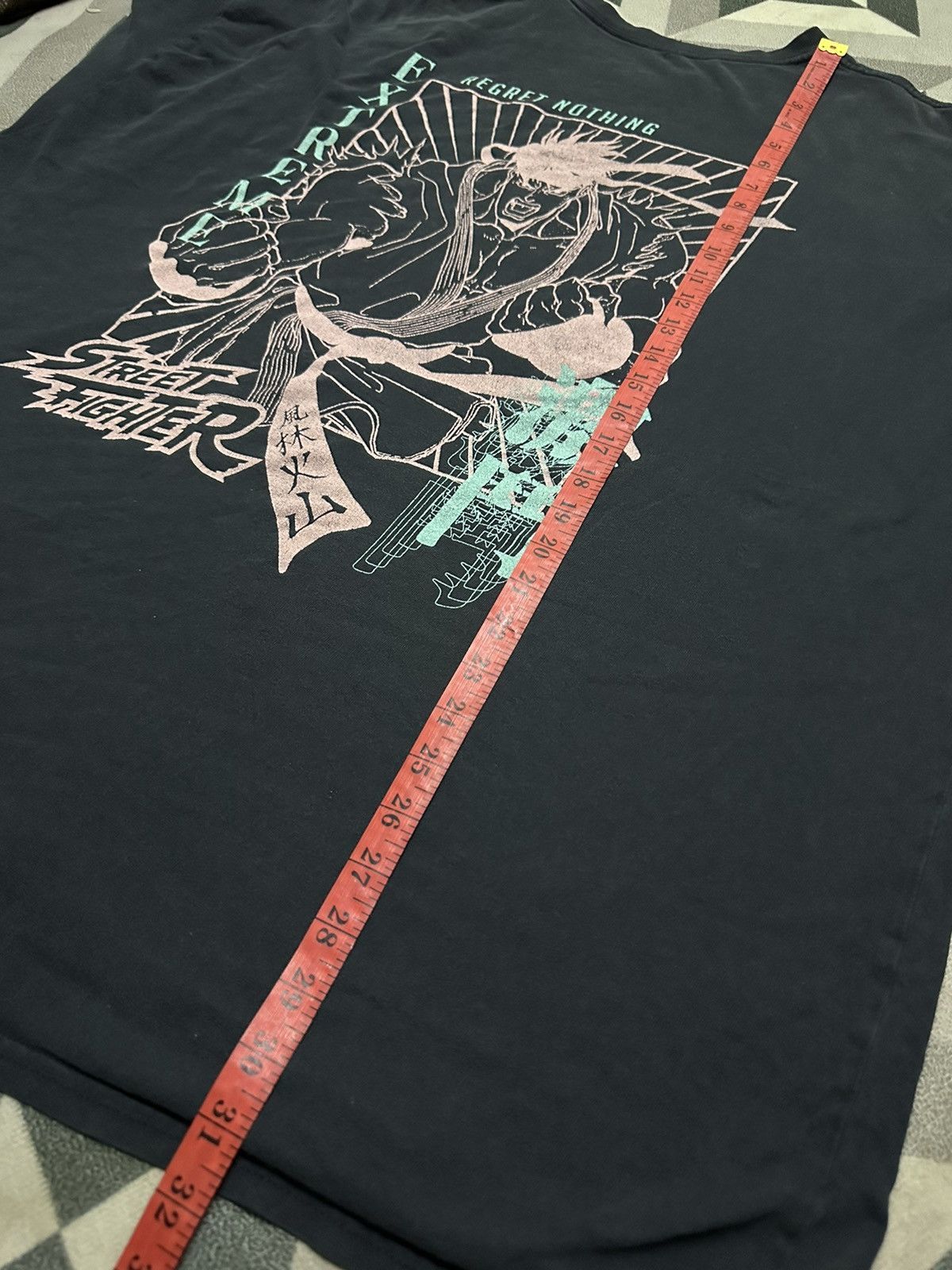 Vintage Vintage Street fighter extreme regret nothing backhit tshirt Size US XXL / EU 58 / 5 - 7 Thumbnail