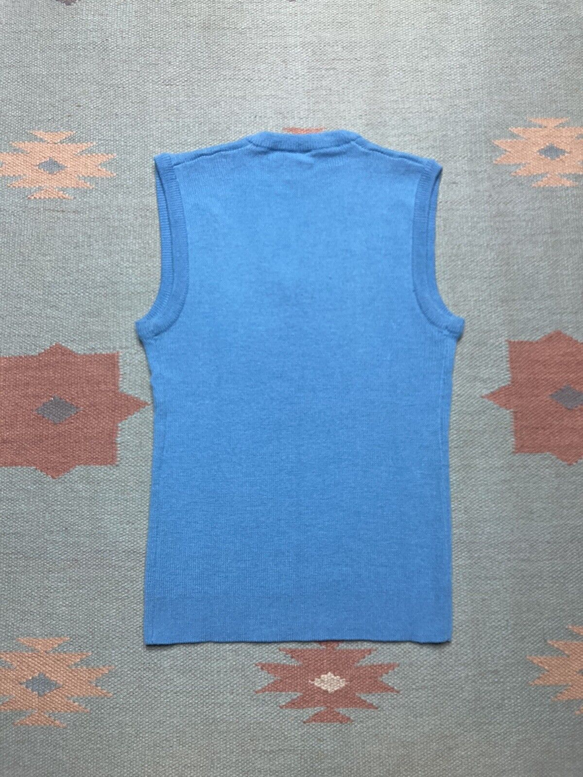 Vintage VTG 70s sears sweater vest acrylic knit boys 14 baby tee Size S / US 4 / IT 40 - 5 Thumbnail