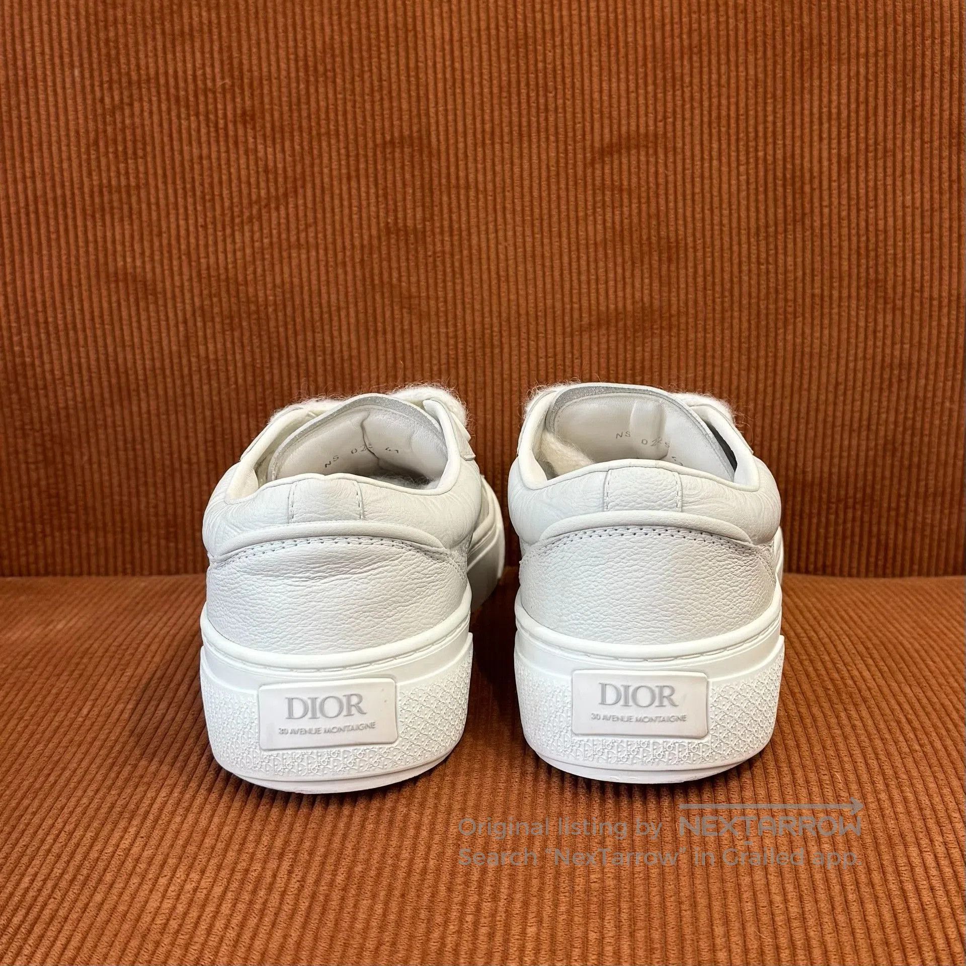Dior Dior B33 Leather Monogram White Sneakers. Size US 8 / EU 41 - 5 Thumbnail