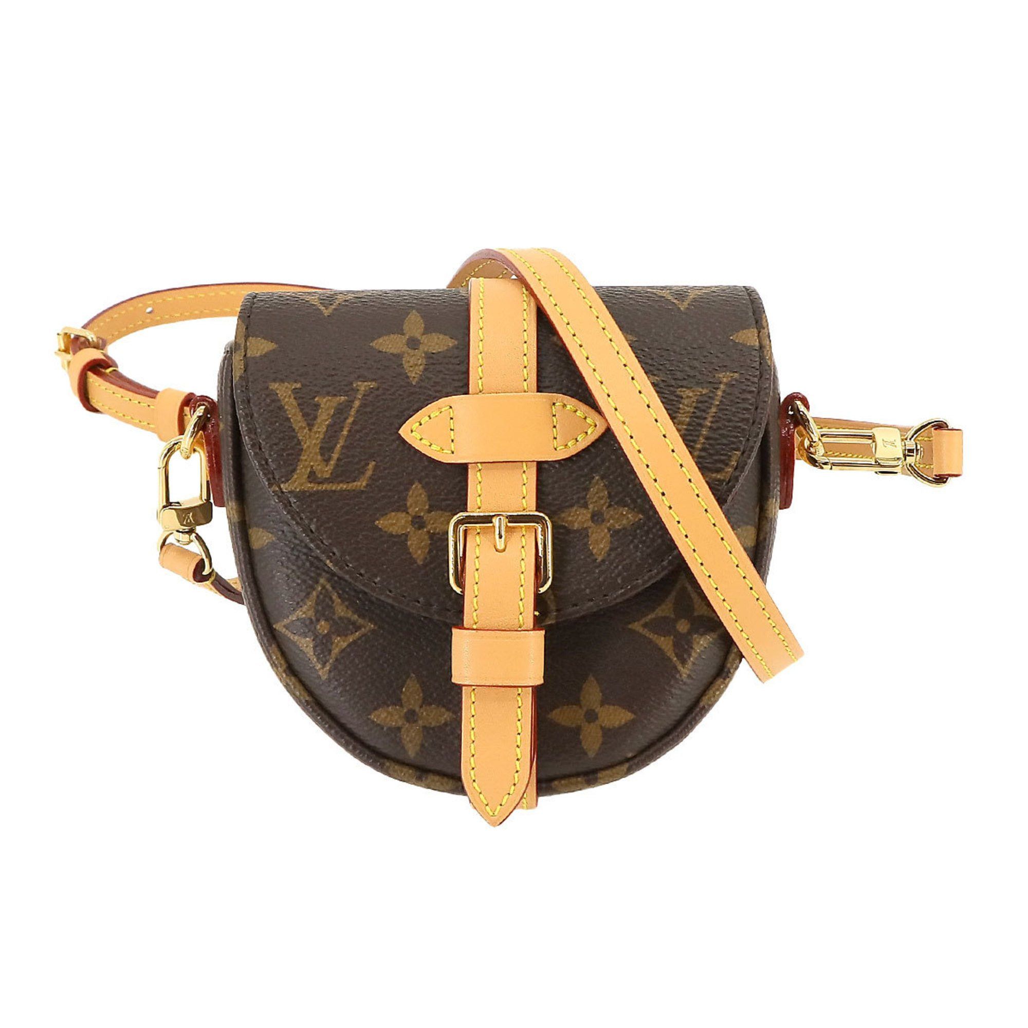 image of Louis Vuitton Monogram Micro Chantilly Shoulder Bag Brown M46643 Rfid, Women's