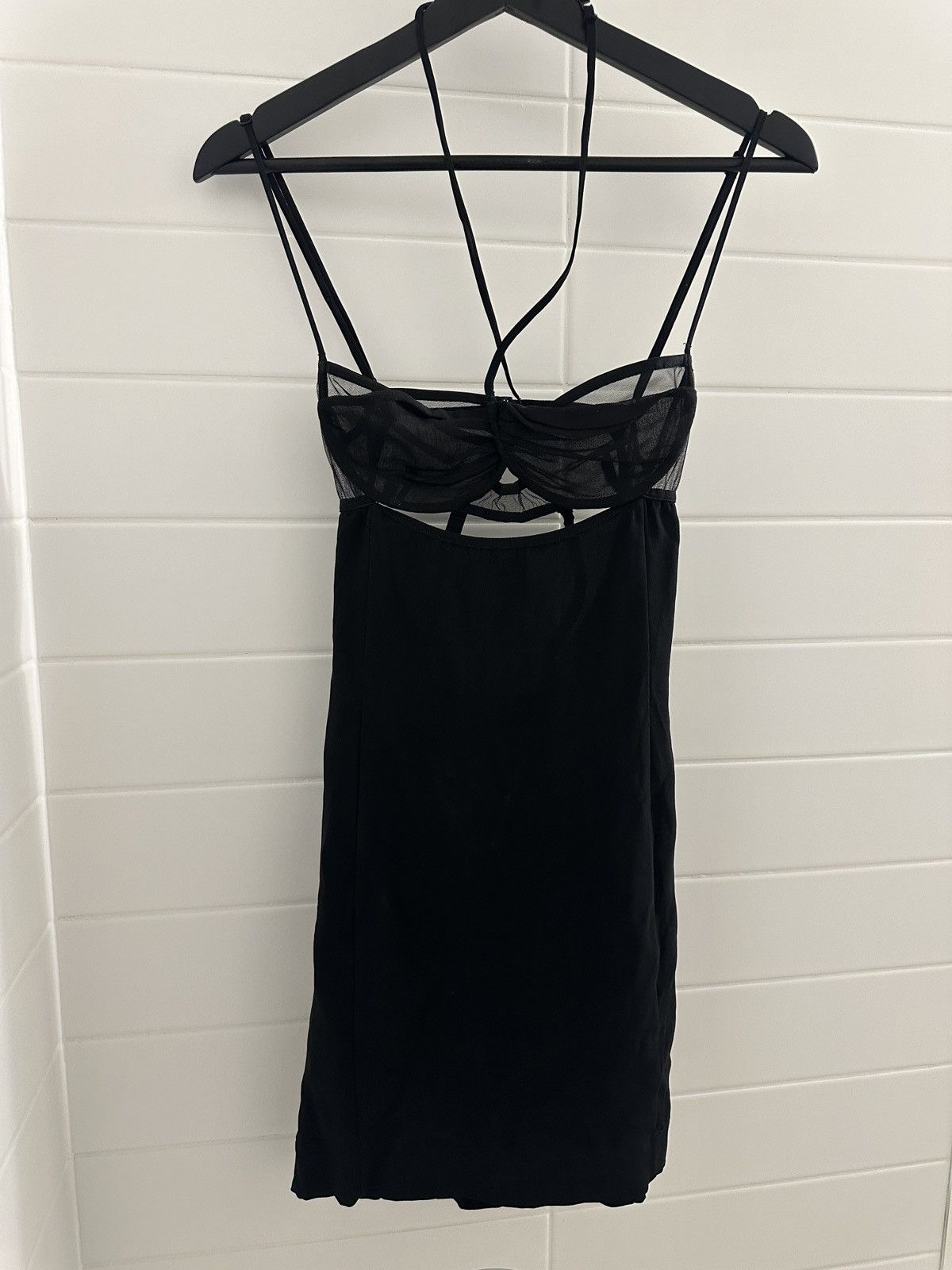Nensi Dojaka Short Black Dress Size M / US 6-8 / IT 42-44 - 5 Thumbnail