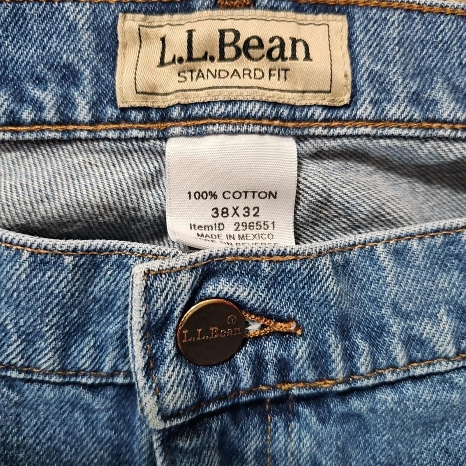 L.L. Bean L.L. Bean Standard Fit 38x32 Jeans Size US 38 / EU 54 - 2 Thumbnail