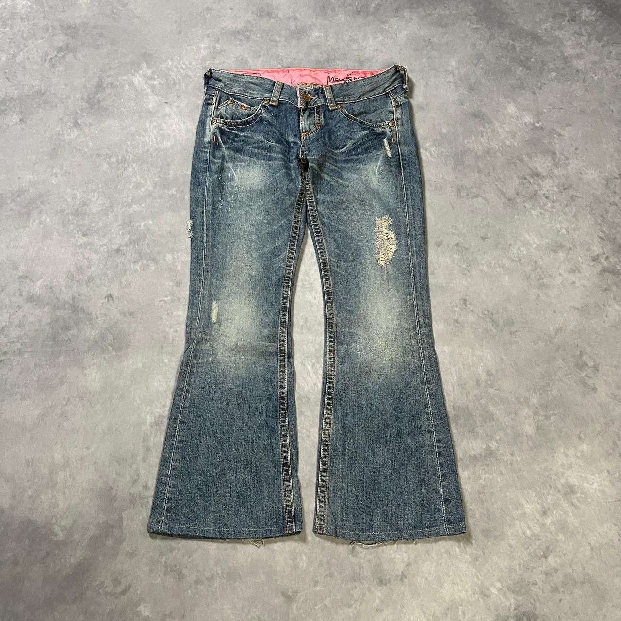 Number (N)ine 2000s Archival Cdg Margiela Acne Jeans Flare y2k Lgb Ifsix Size US 29 - 2 Thumbnail