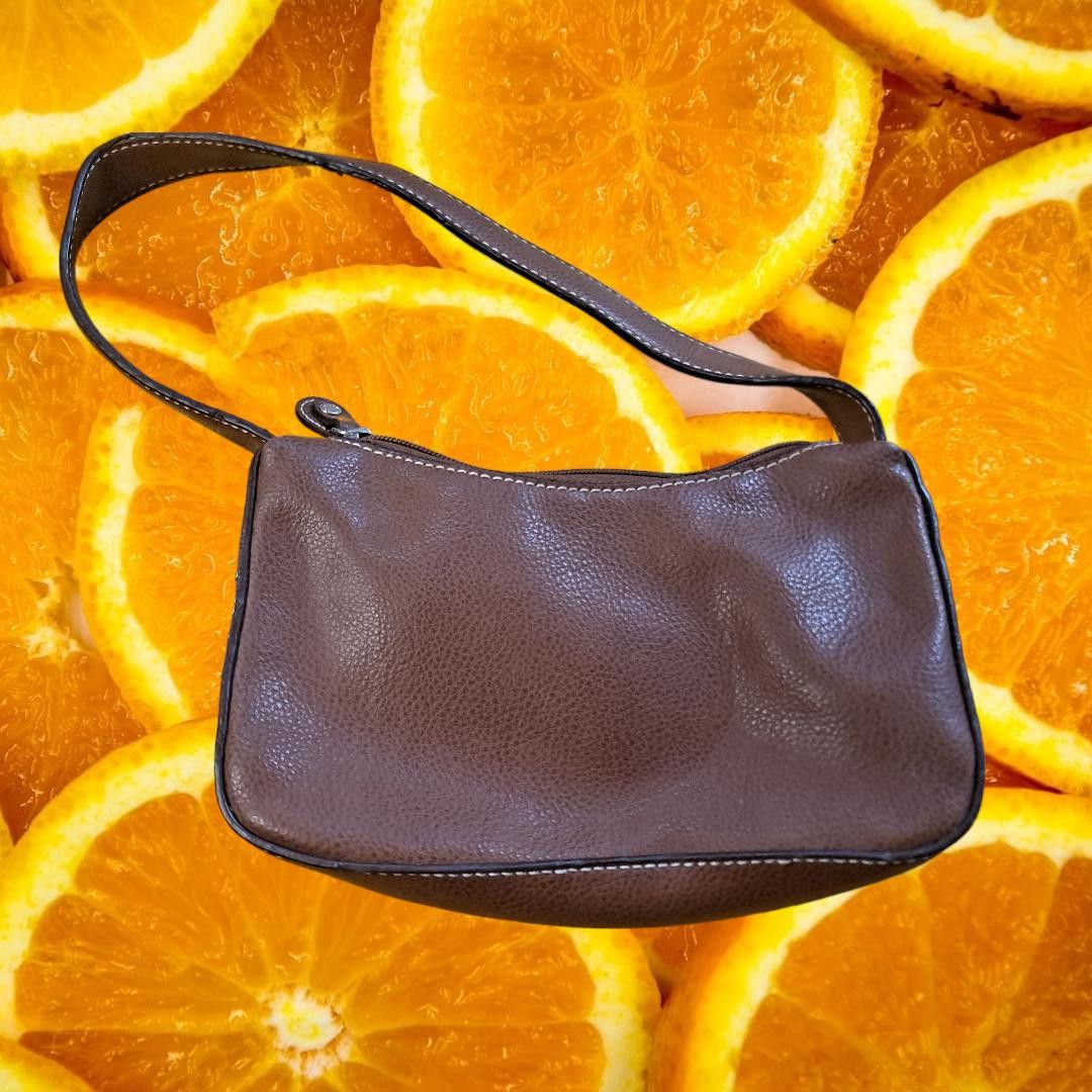 Tommy Hilfiger Tommy Hilfiger Brown Micro Bag Purse Shoulder Bag with Buckl Size ONE SIZE - 4 Thumbnail