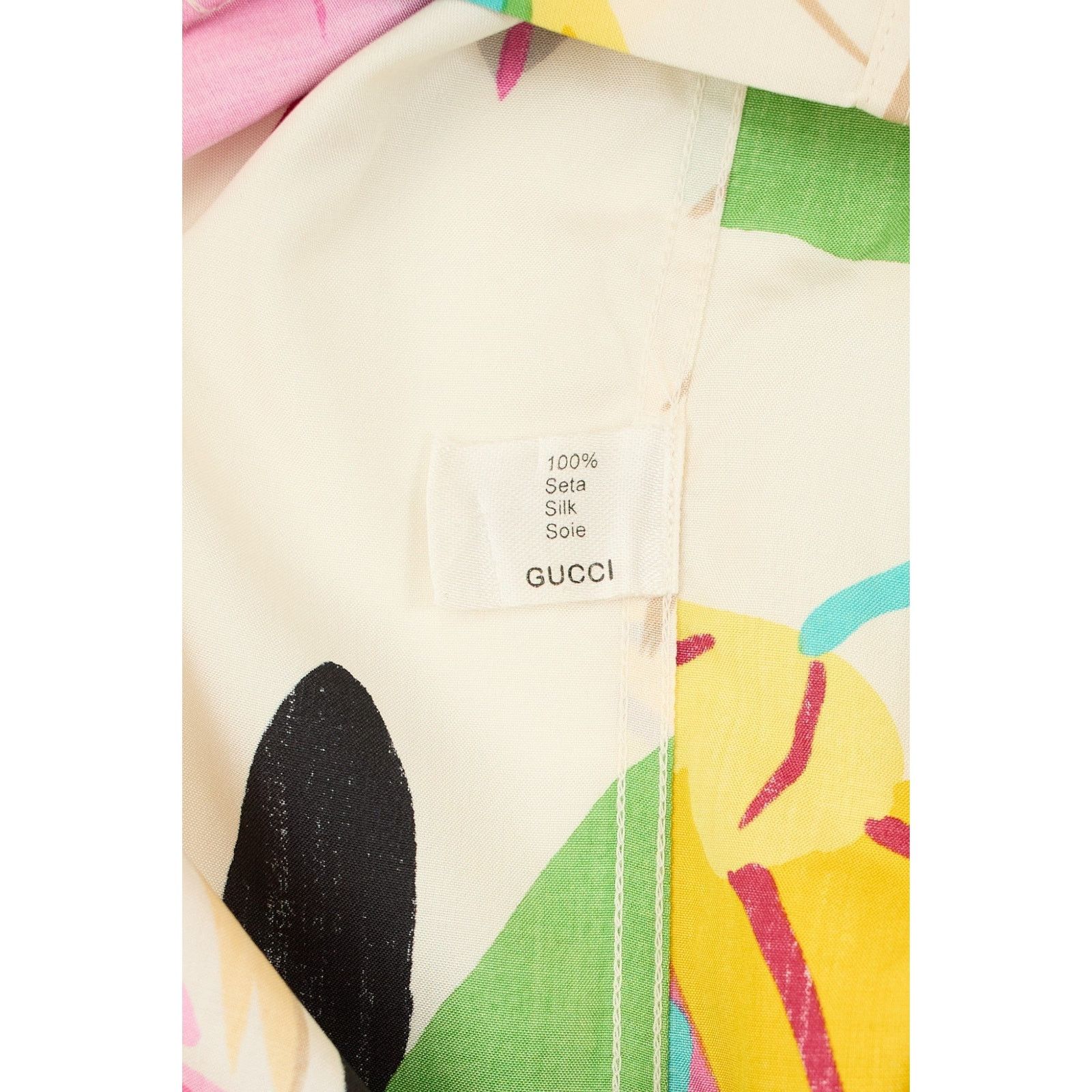 Gucci by Tom Ford S/S 1999 Floral Silk Button Up Shirt Size L / US 10 / IT 46 - 6 Thumbnail
