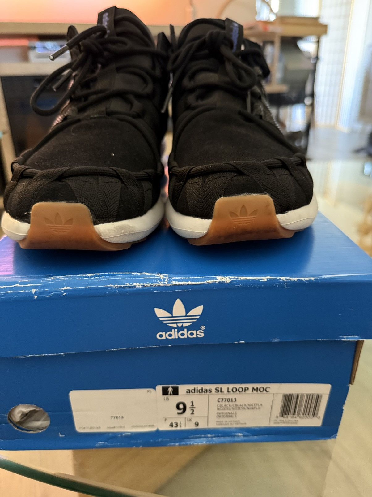 Adidas Adidas Sl Loop Moc black white size 9.5 Size US 9.5 / EU 42-43 - 2 Thumbnail