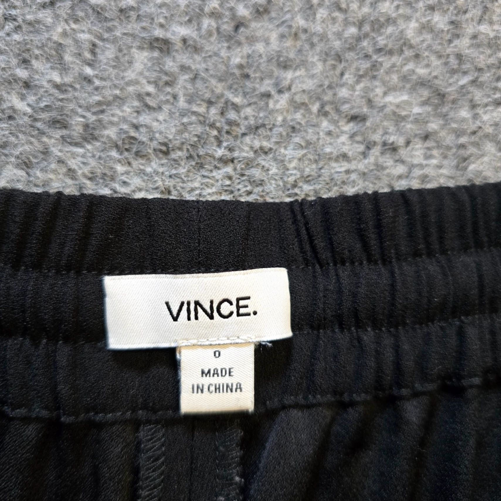 Vince Vince Pants Womens Size 0 Black Wide-Leg Pull On Pockets Casual Capsule Minimal Pants Wide-Leg 28in Inseam Womens Black Vince Pants Size 25" / US 0 / IT 36 - 4 Thumbnail