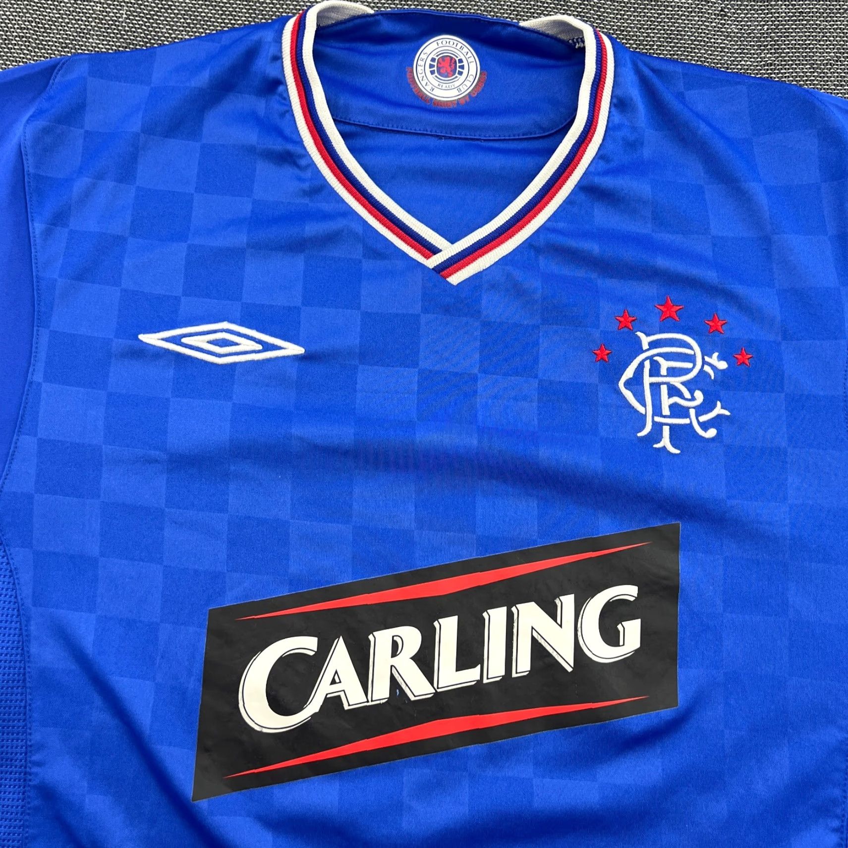 Umbro Umbro Glasgow Rangers 2009 2010 Home Football Jersey Mens Medium Blue Size US M / EU 48-50 / 2 - 4 Thumbnail