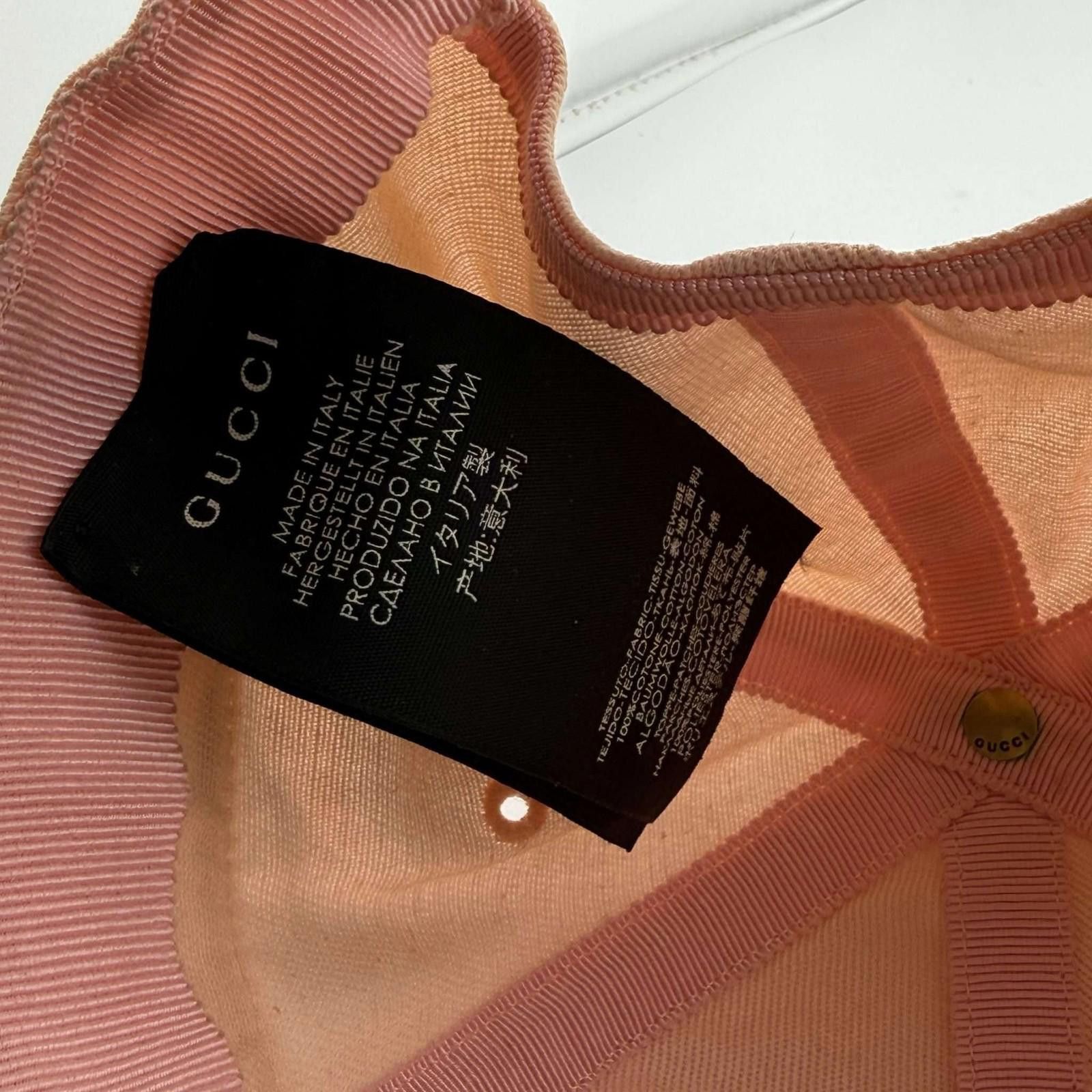 Gucci Gucci x New York Yankees Pink Cap Size ONE SIZE - 9 Thumbnail