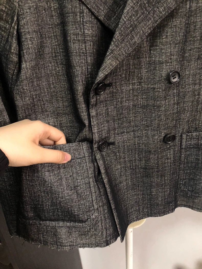 Comme des Garcons Comme Des Garcons MSpecial texture fabric double breasted j Size US M / EU 48-50 / 2 - 3 Thumbnail