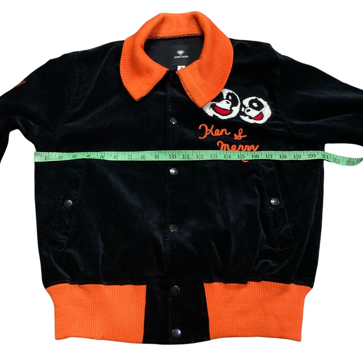 Japanese Brand Vintage Super Lovers Velvet Button Jacket Free Size Size US M / EU 48-50 / 2 - 12 Thumbnail